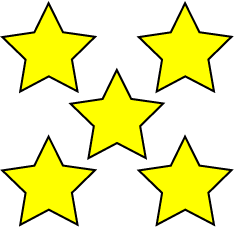 % Star Stacked