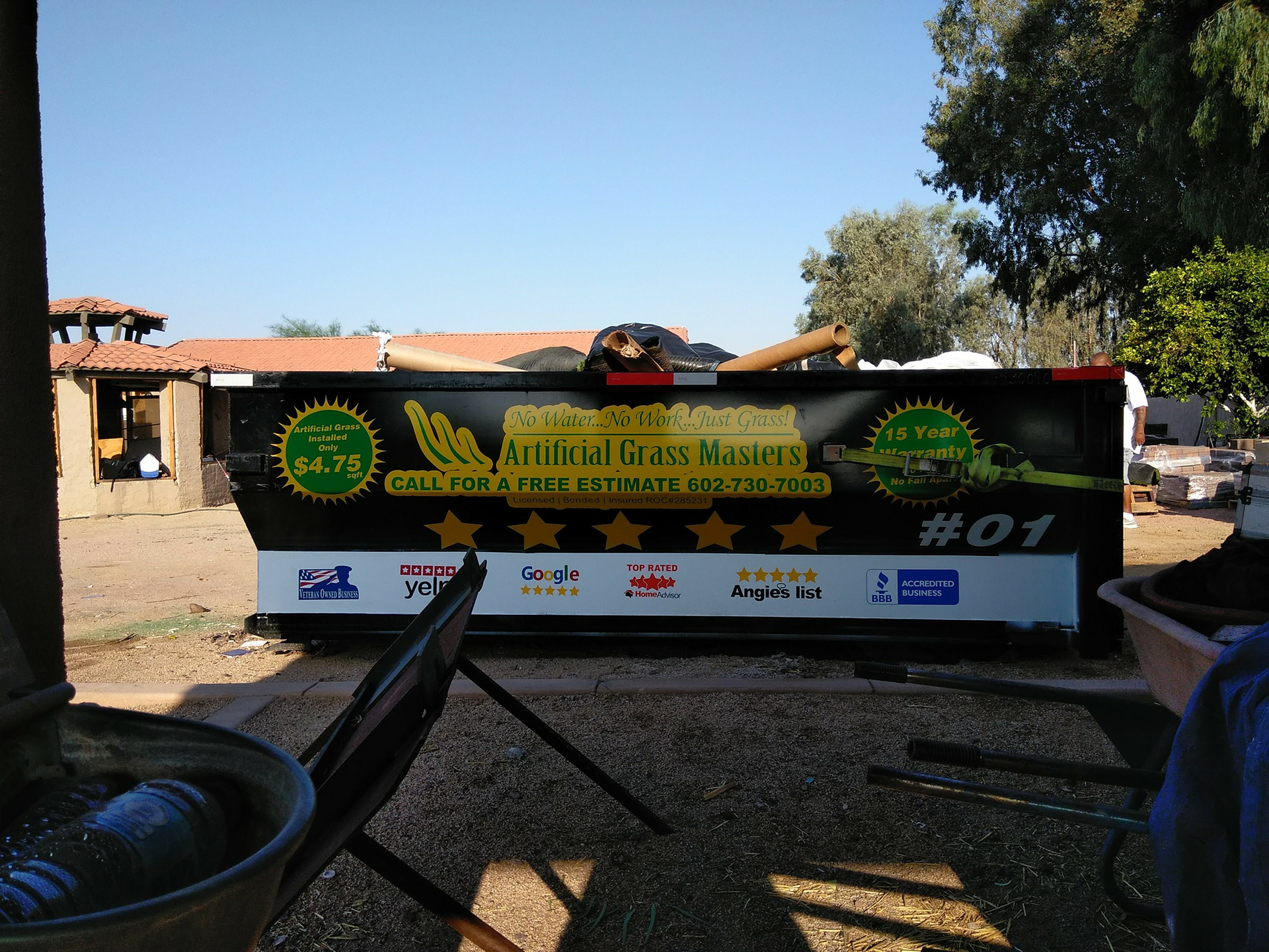 Dumpster Vinyl Side