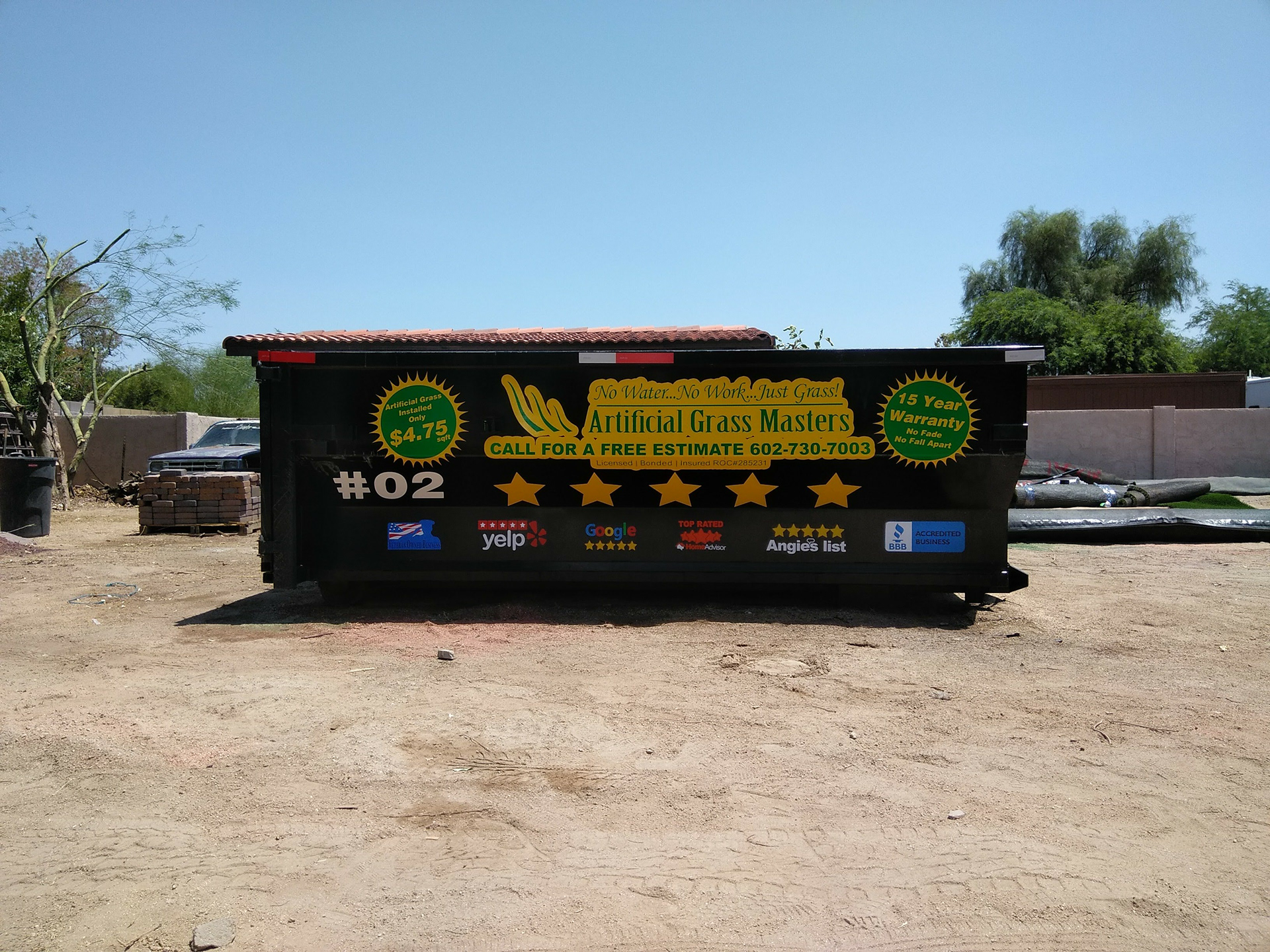 Dumpster Vinyl Side