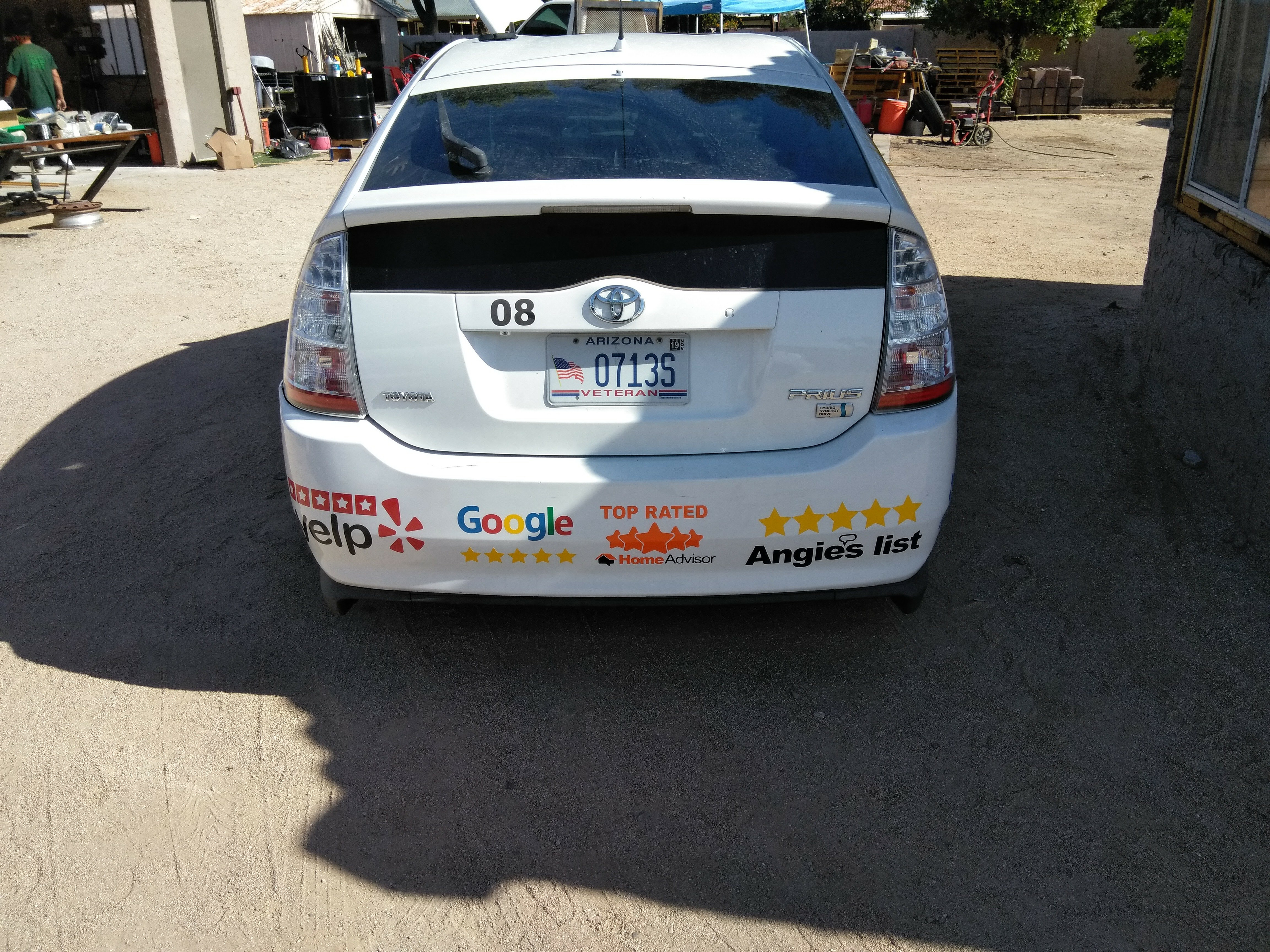 Car Vinyl Rear