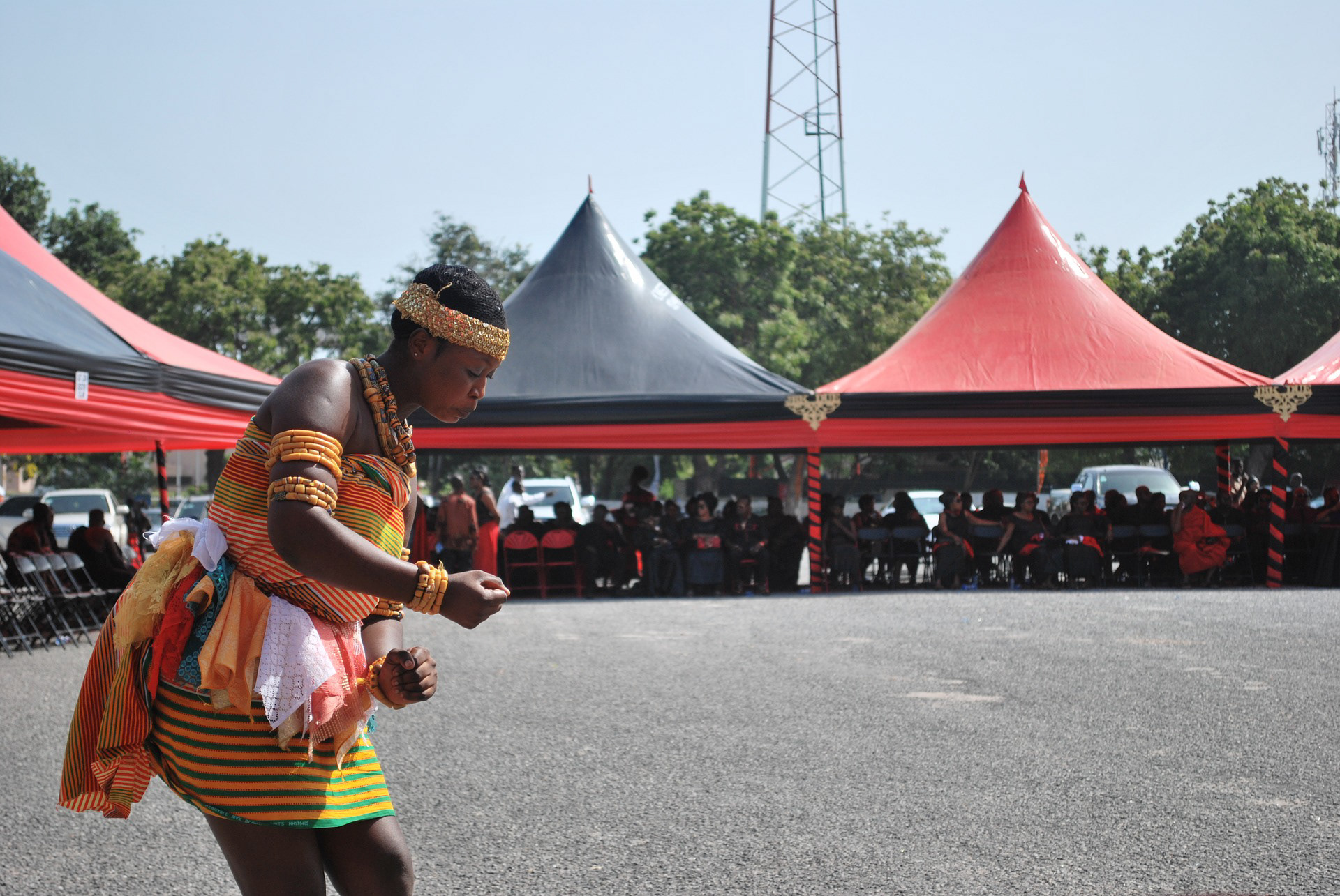 An African Ghanaian Cultural Dance "Adowa"