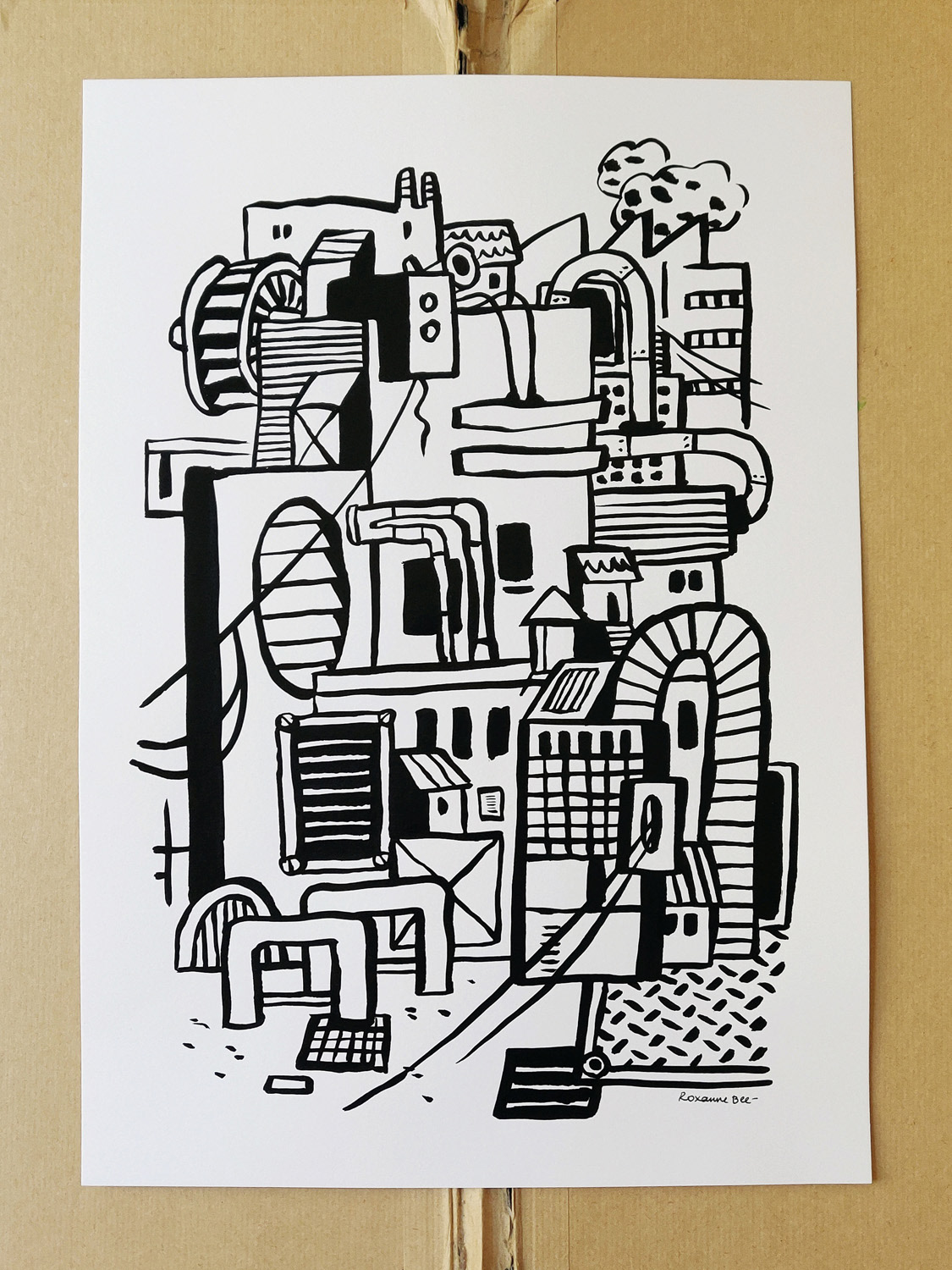 Encre de Chine, format A3
