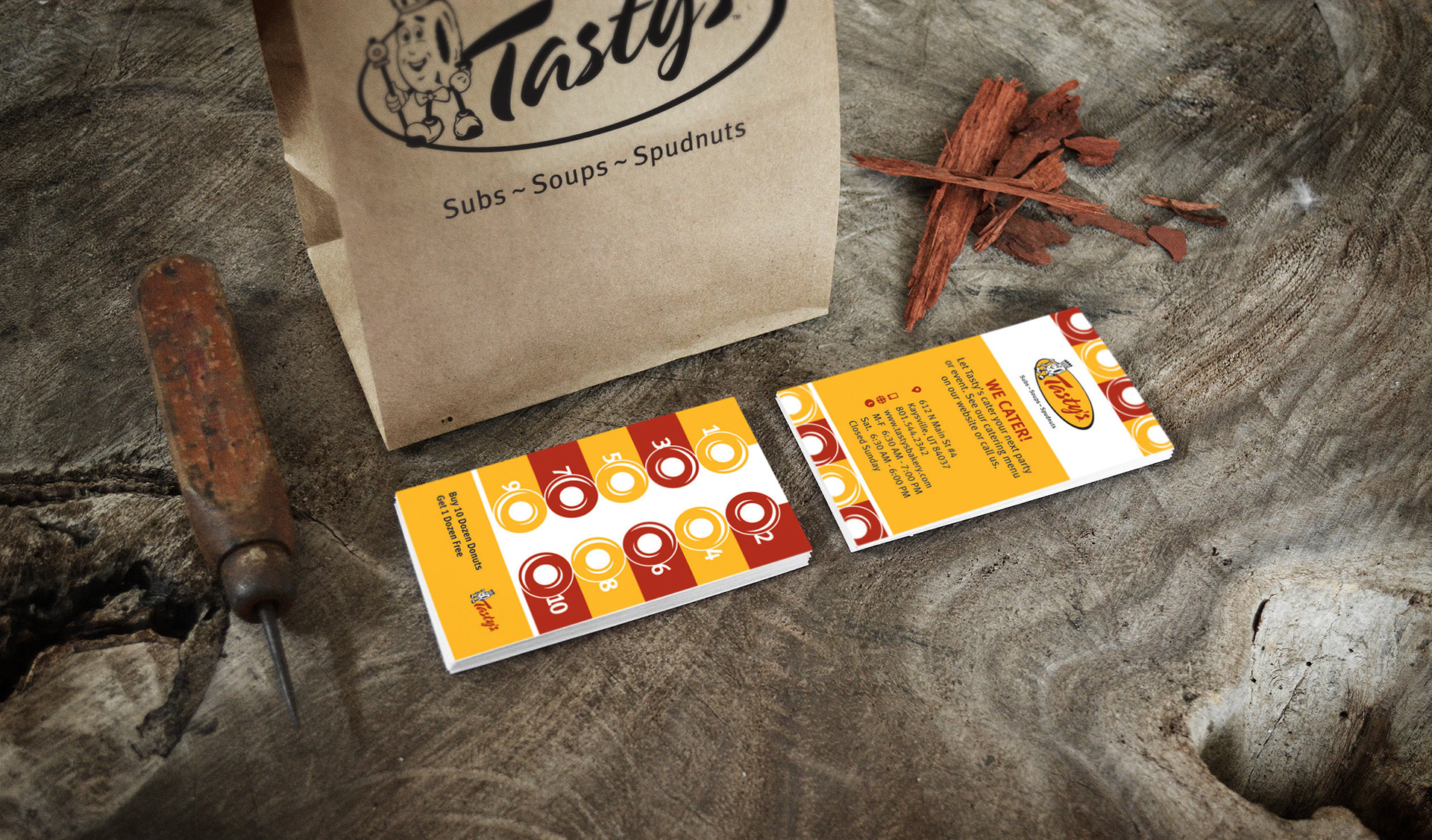 Tasty's Bakery Donut Loyalty Card