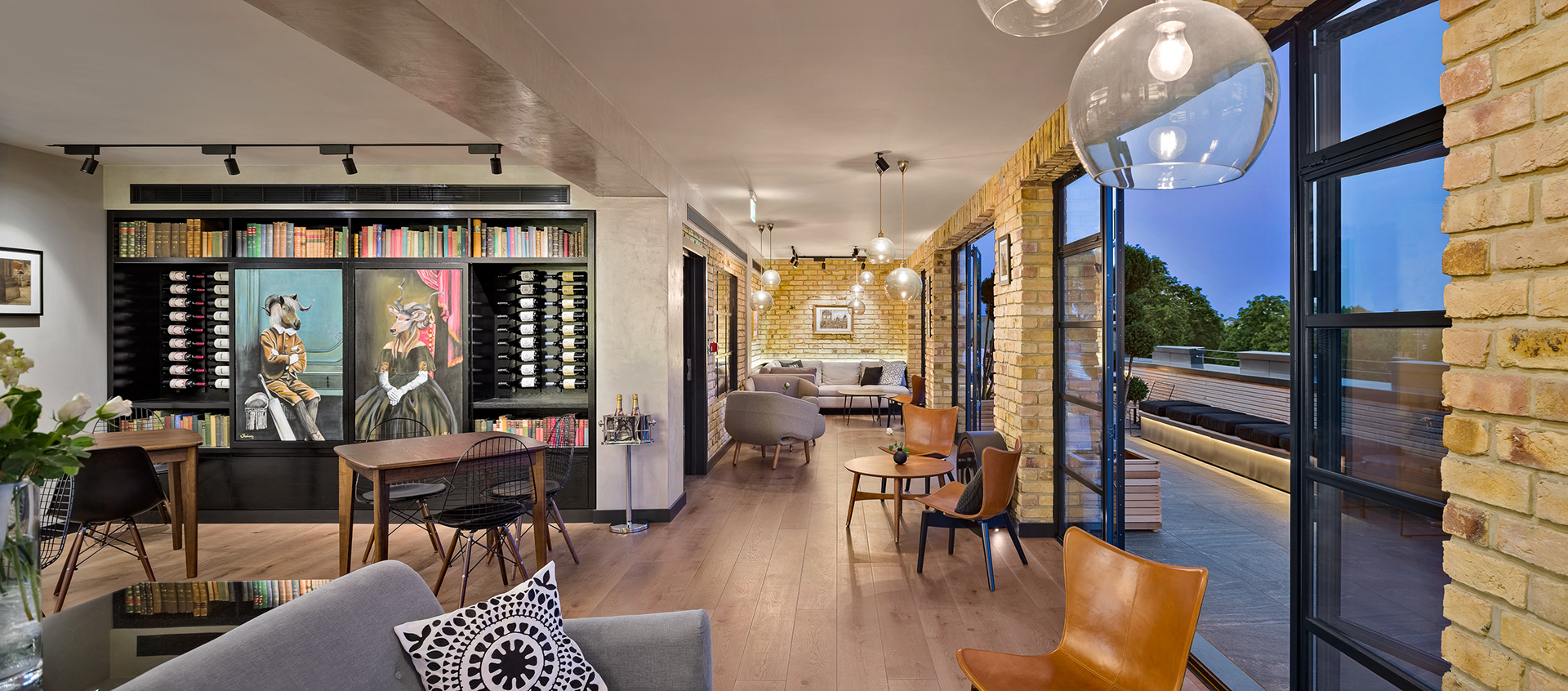 Twickenham Film Studios - Private Member's Club. Photography by Marcin Noga.