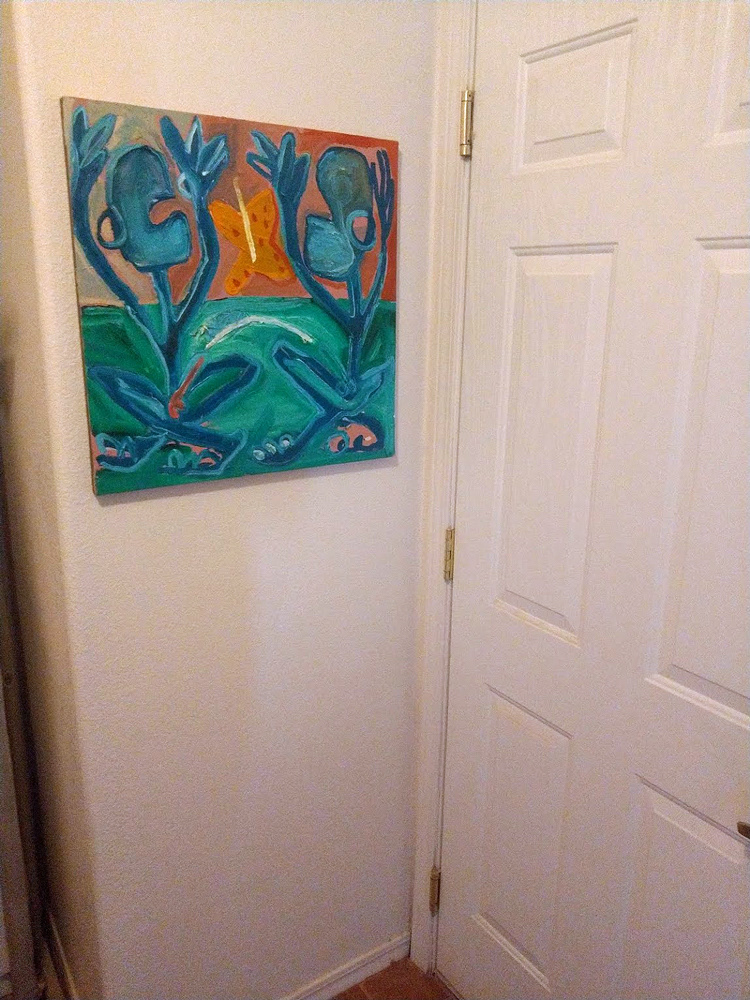 "Piss Chakras" 2019 (laundry room install)