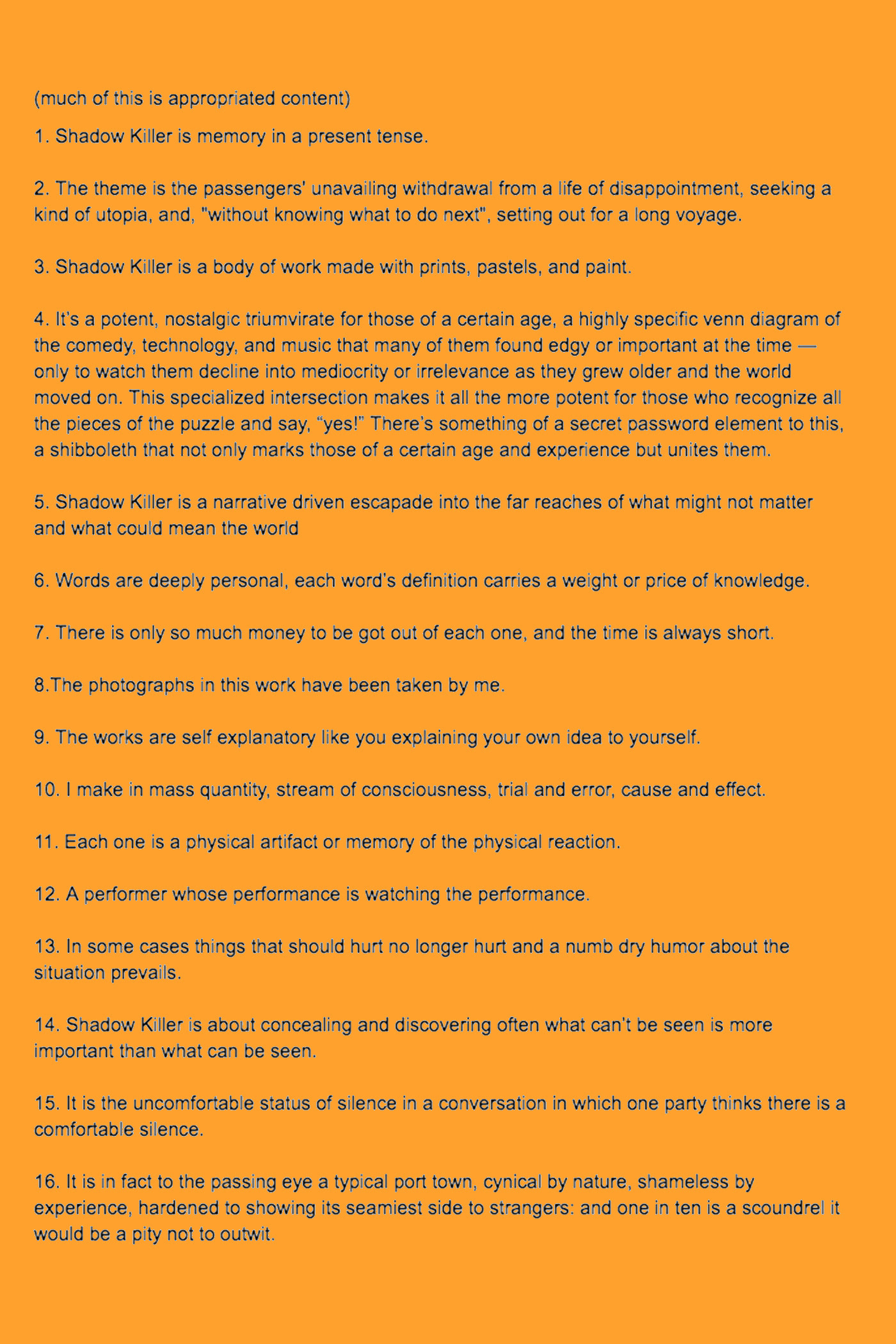 Sacred Text in Orange, 2018
