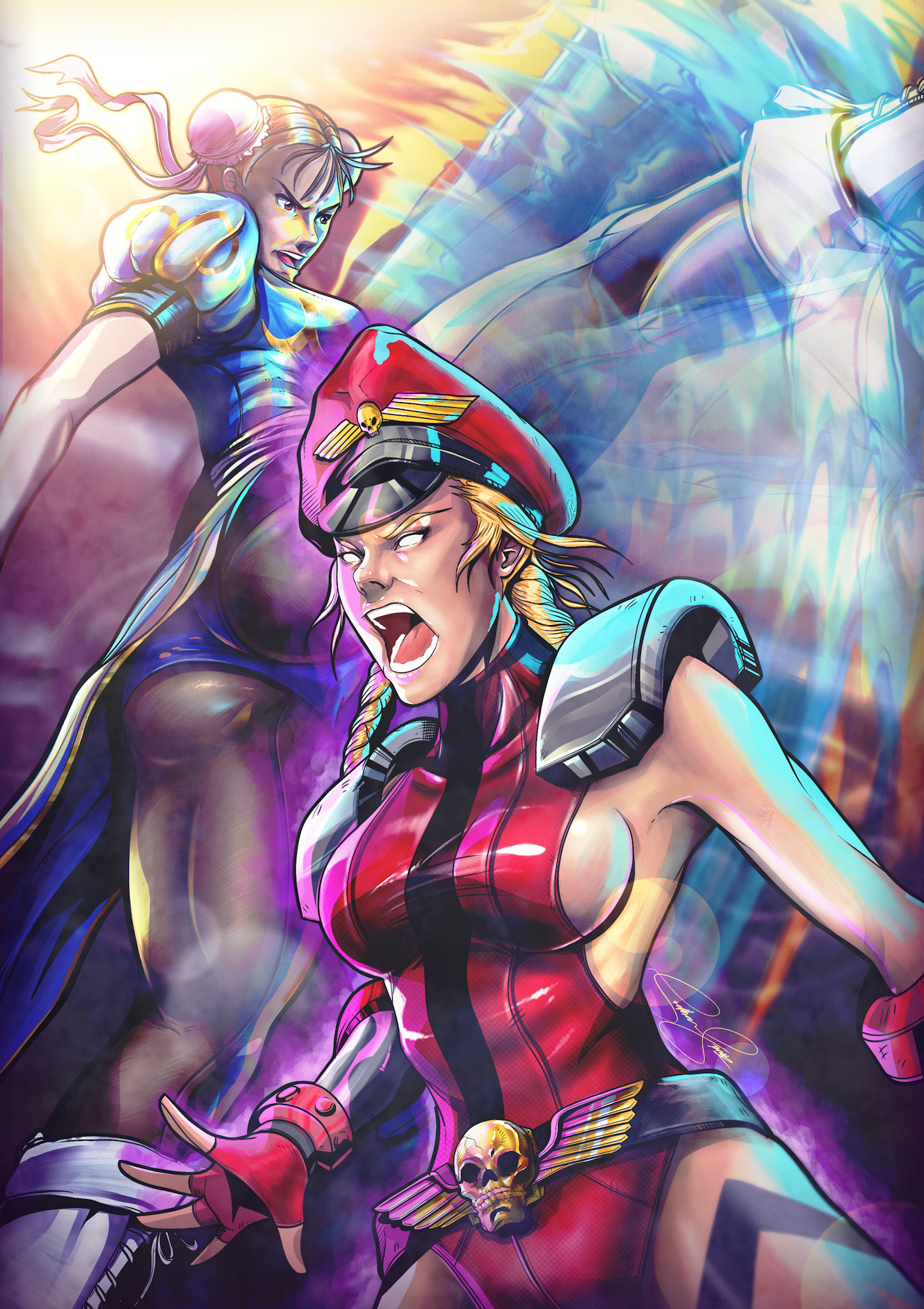 Cammy x Chun Li Street Fighter
