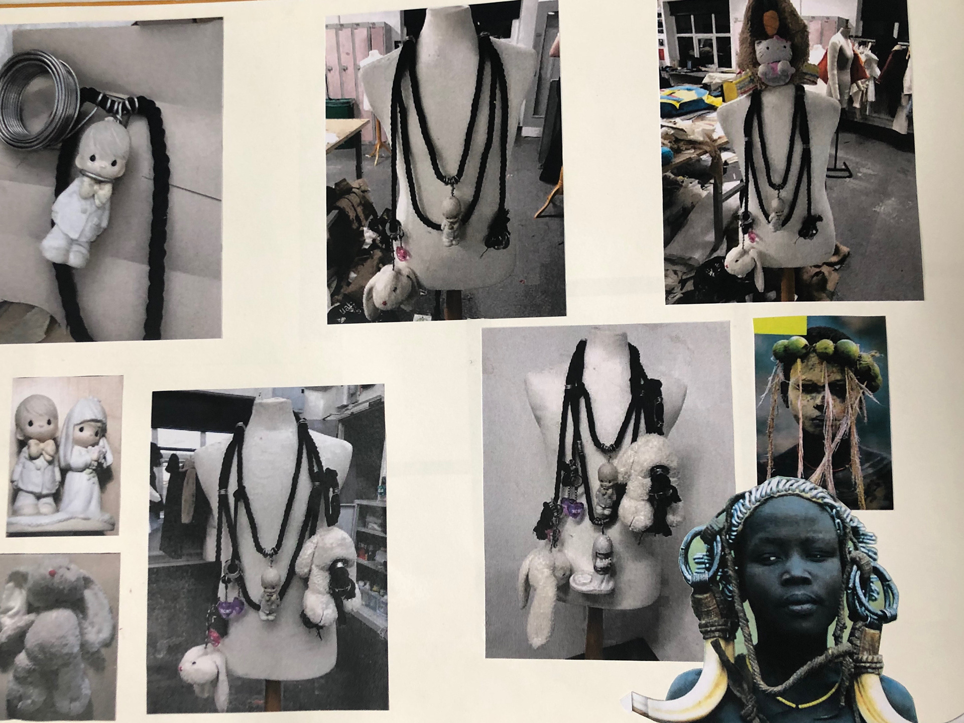 Development and physical experimentation of rope necklace