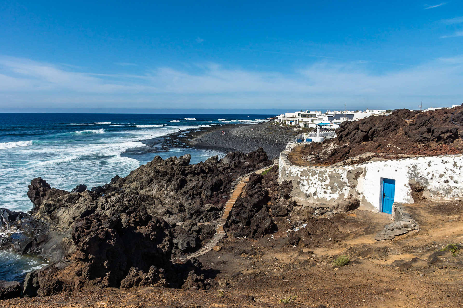 Rocky Shores & El Golfo village, Lanzarote