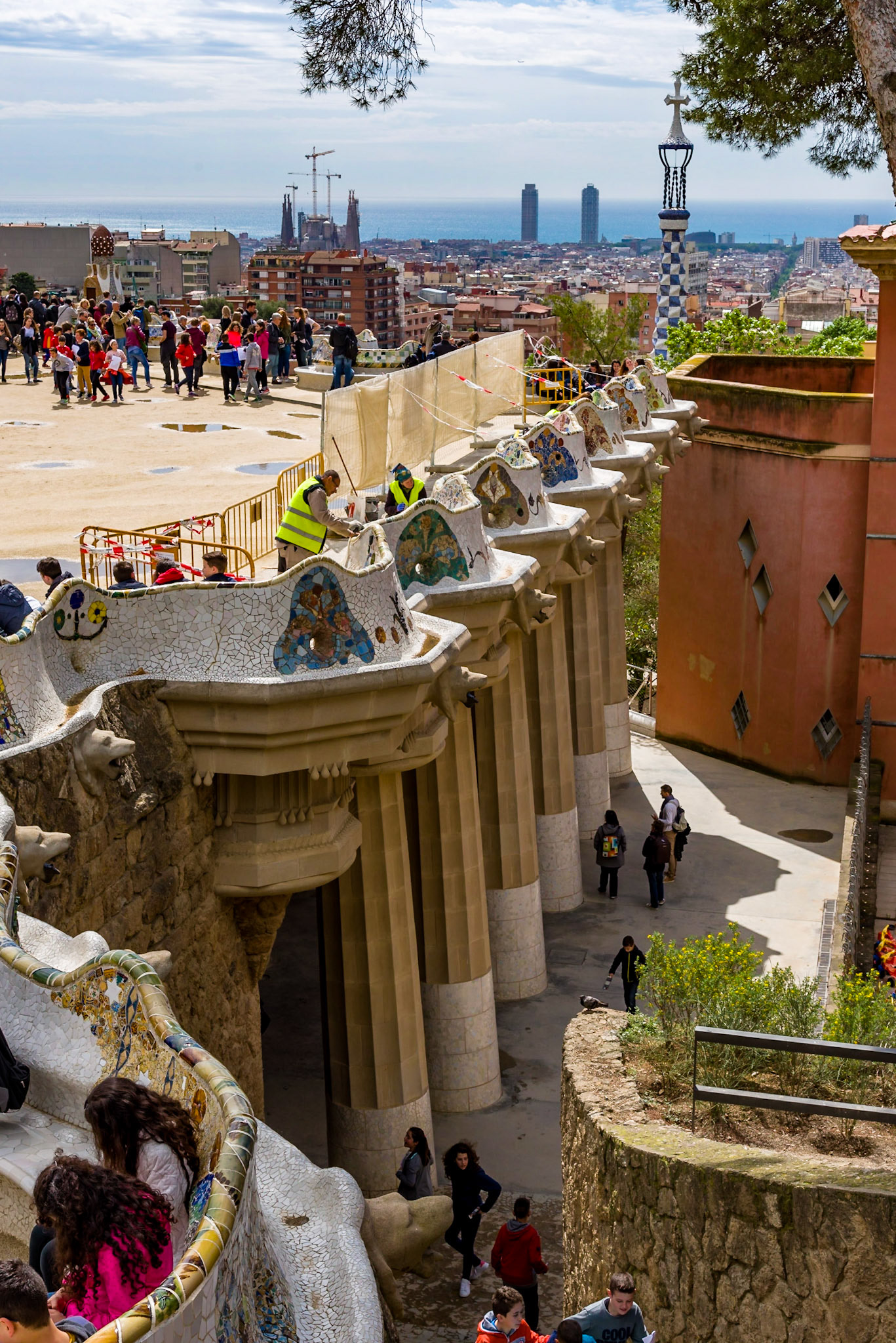 Guaid's design inspiration again, around the Gaudi Park