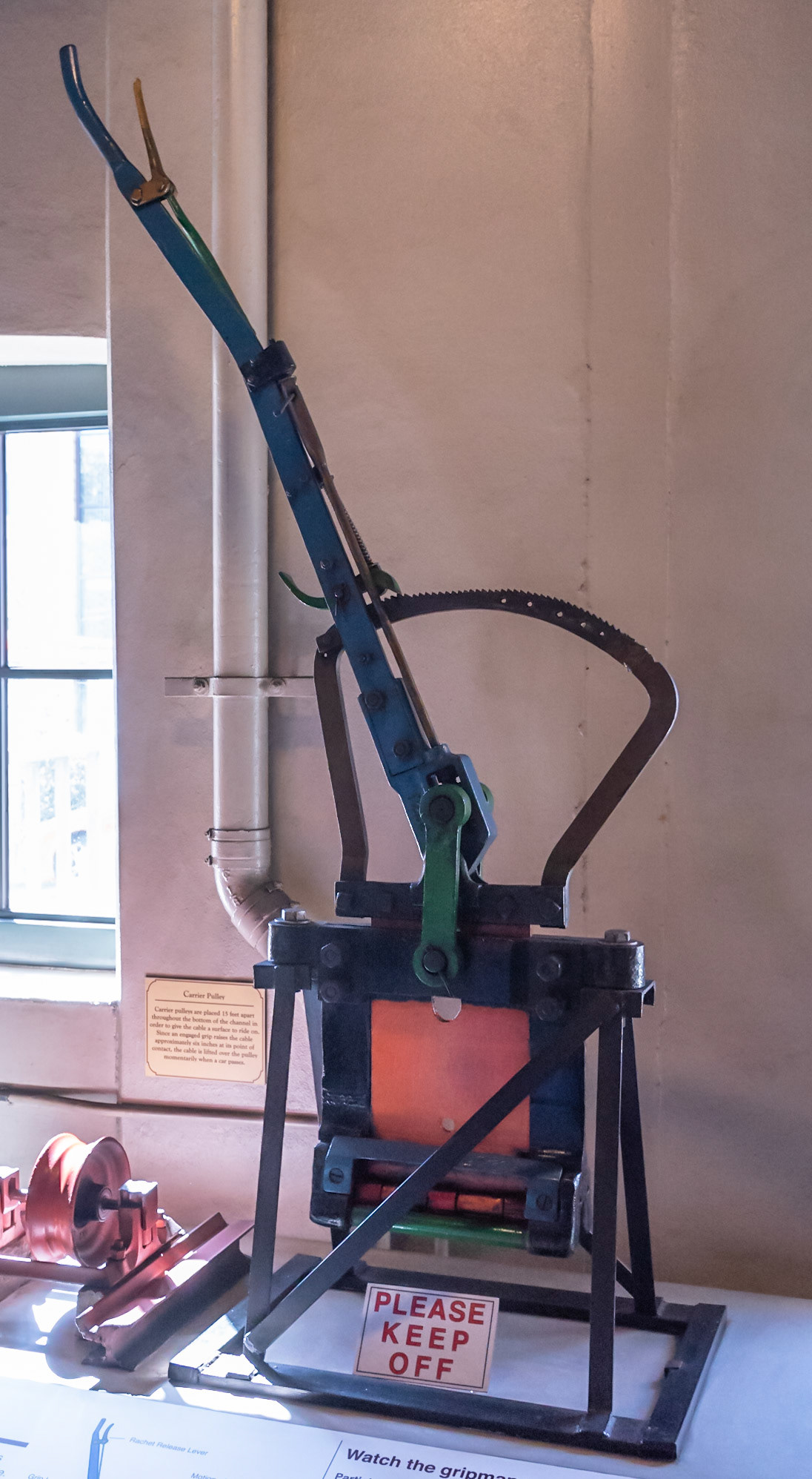 The simplicity of the Cable Car system, essentially a brake that you apply of let off to stop or go