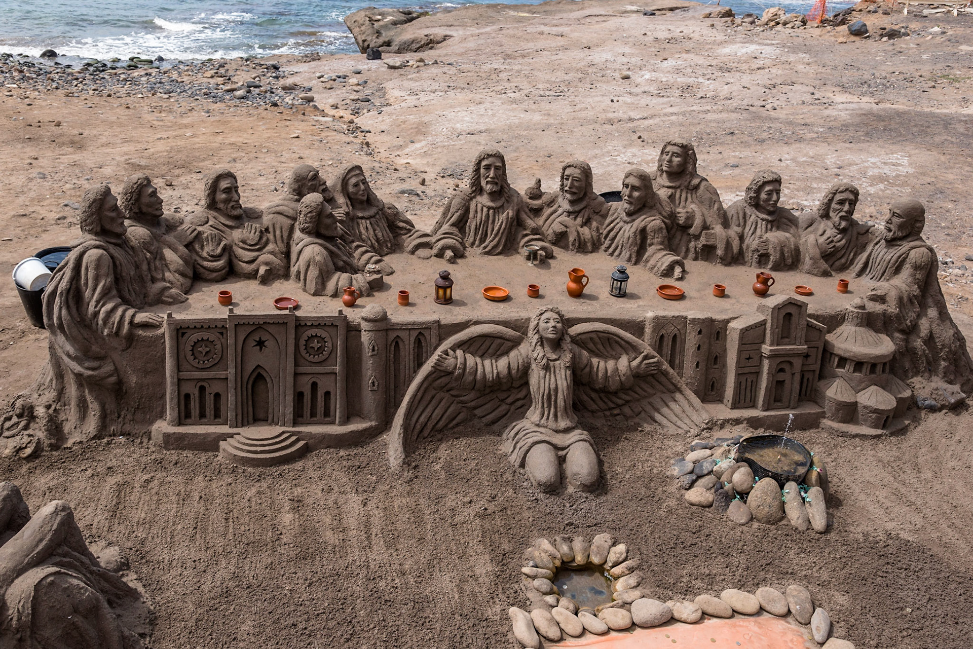 The Last Supper Sand Art, Tenerife