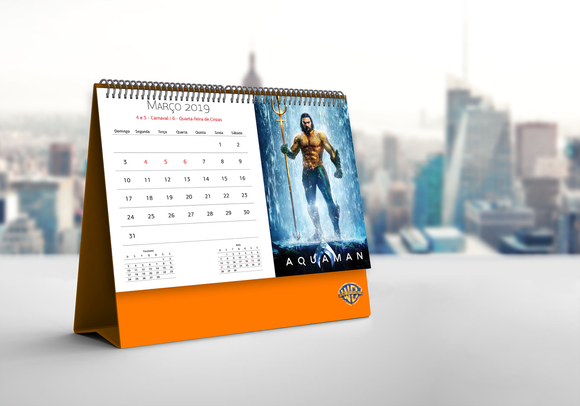 Renato Sievers Calendario 2019 Warner Bros warner bros calendario