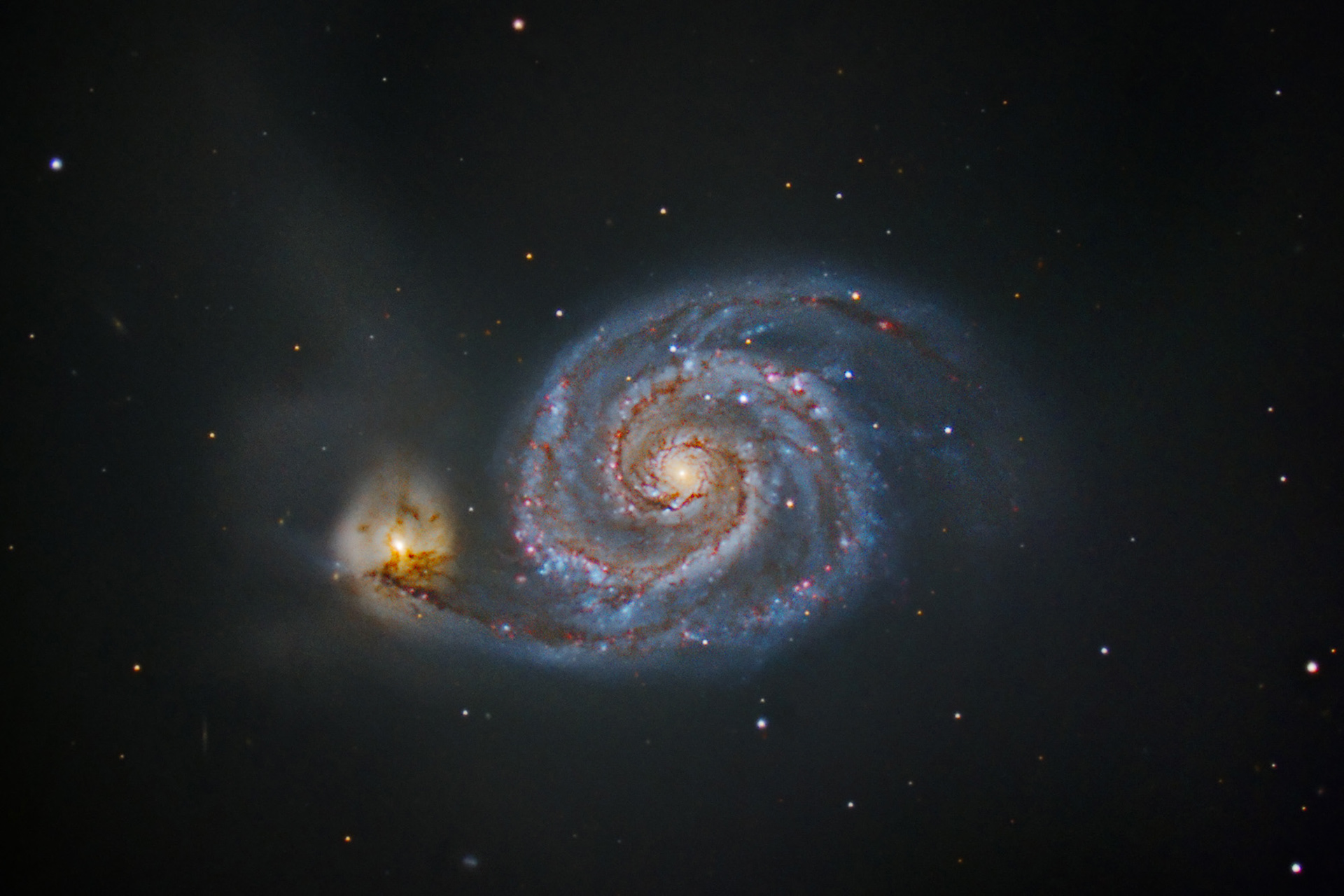 M51 The Whirlpool Galaxy