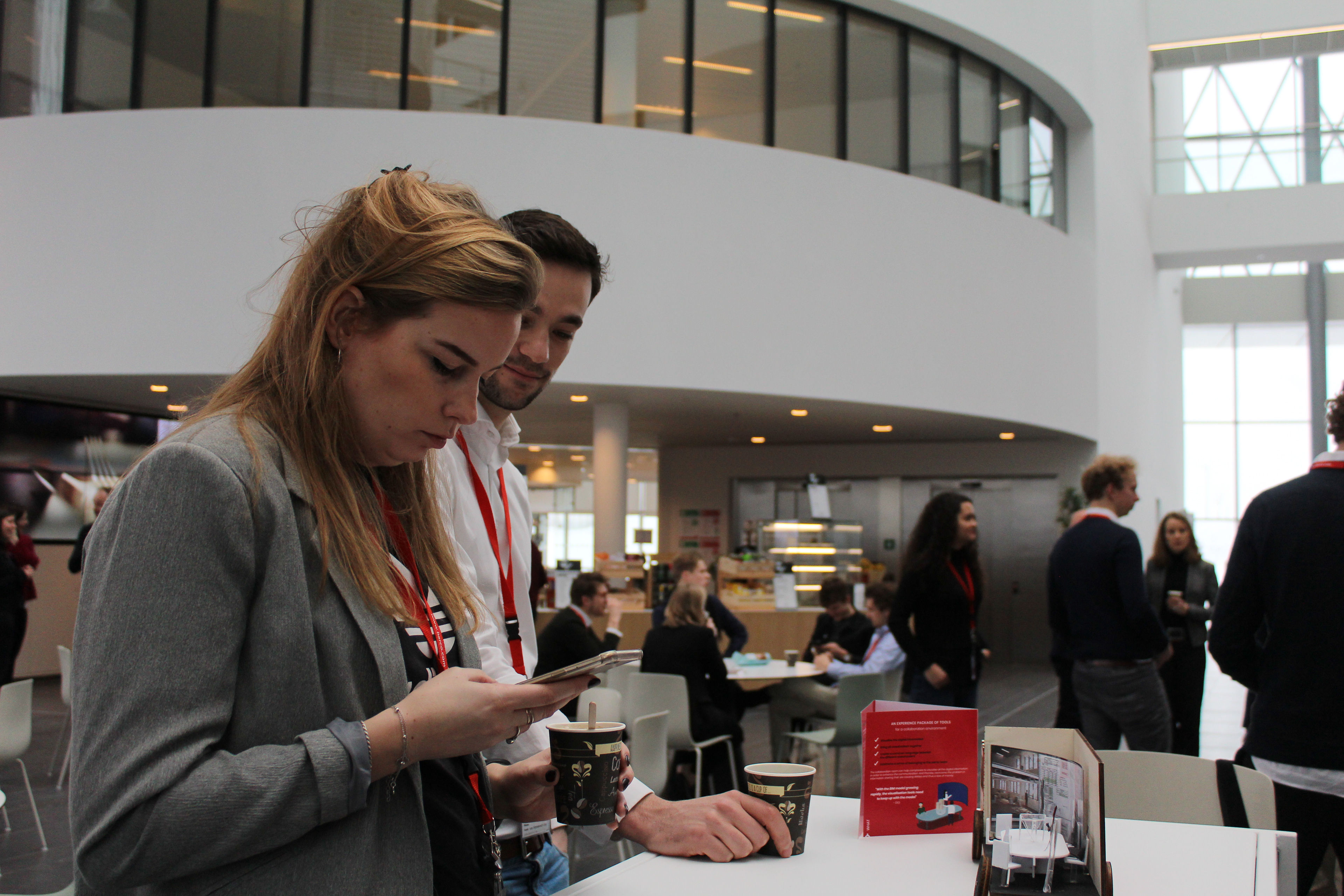 Our stand at Barco HeadQuarter
