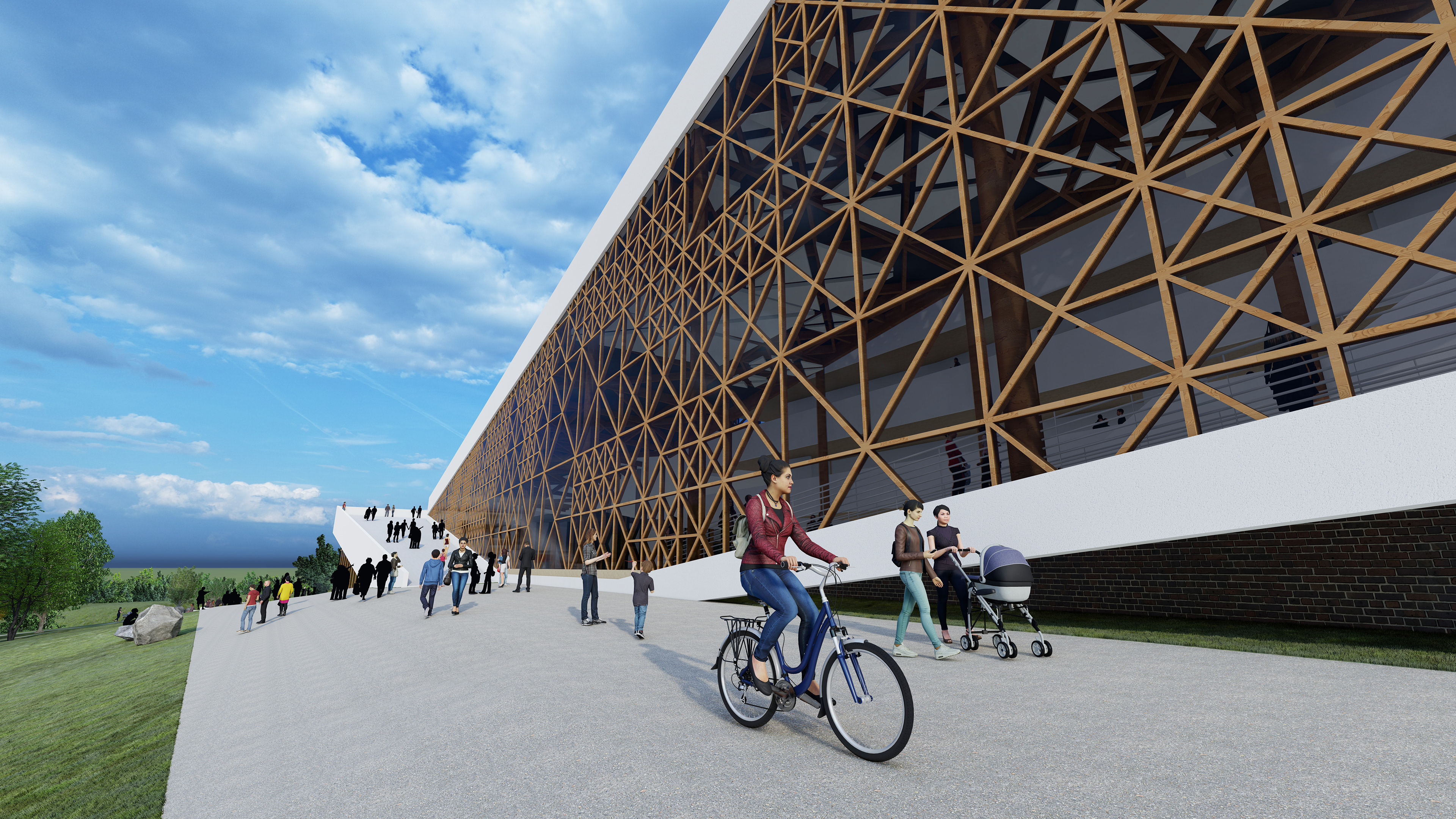 Northern public plaza