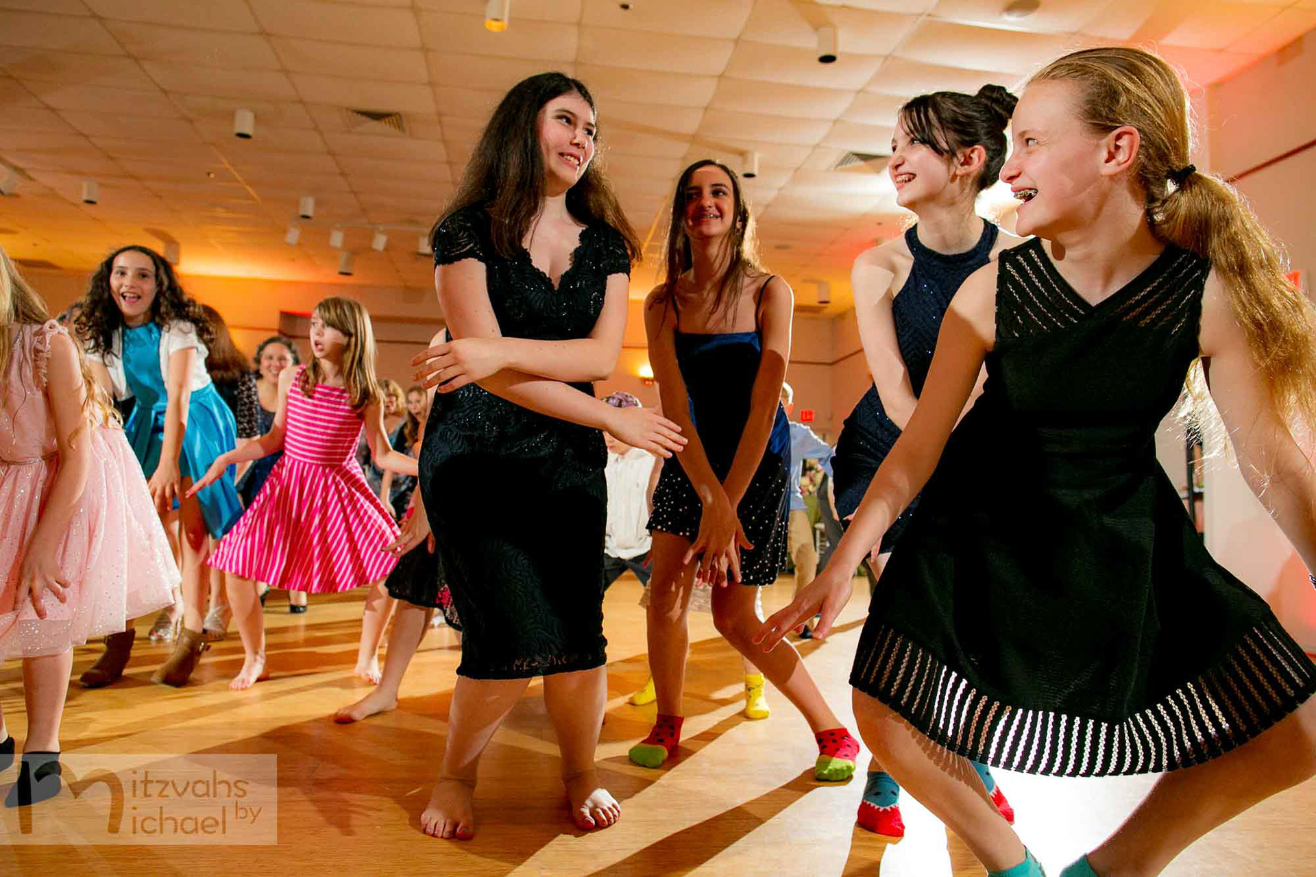 Rachel's Agudas Achim, Alexandria, VA Bat Mitzvah by Mitzvahs by Michael Temchine Photography and Pop Color Events.