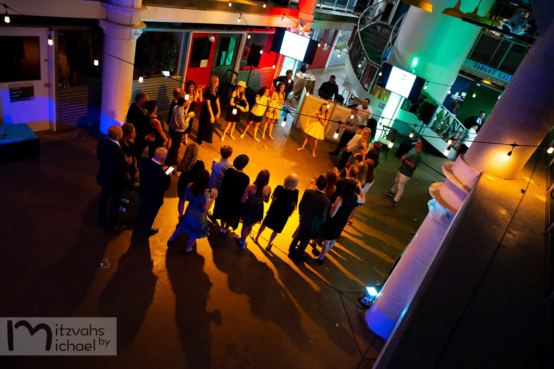 Sydney’s Bat Mitzvah party at the Torpedo Factory, Alexandria, VA.