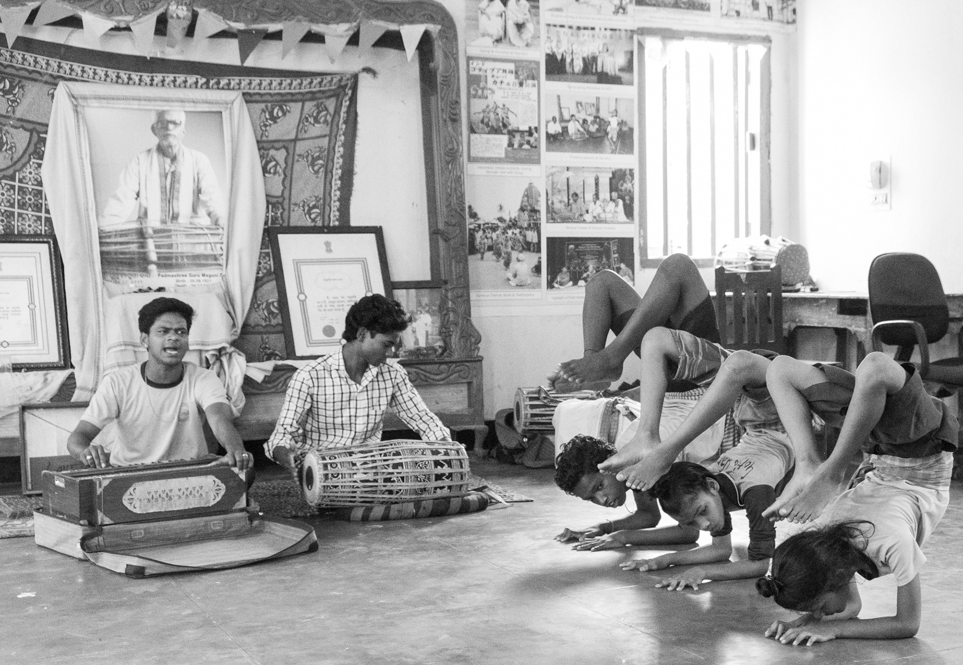 Gotipua dancers, Ragharajpur, Odissa