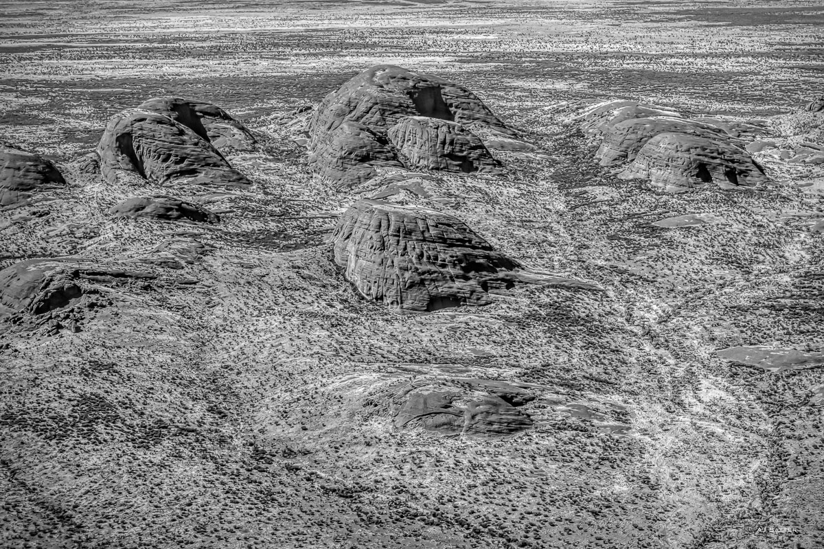 Fine art aerial landscape image of Kata Tjuta Outcrops, Northern Territory, Australia by AJ Baxter