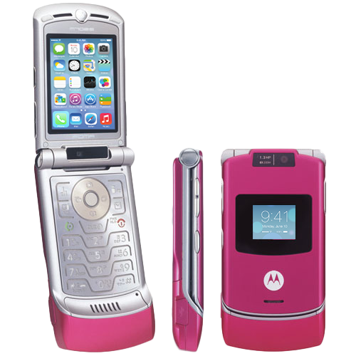 Molly Gates - iOS on a Razr Flip Phone