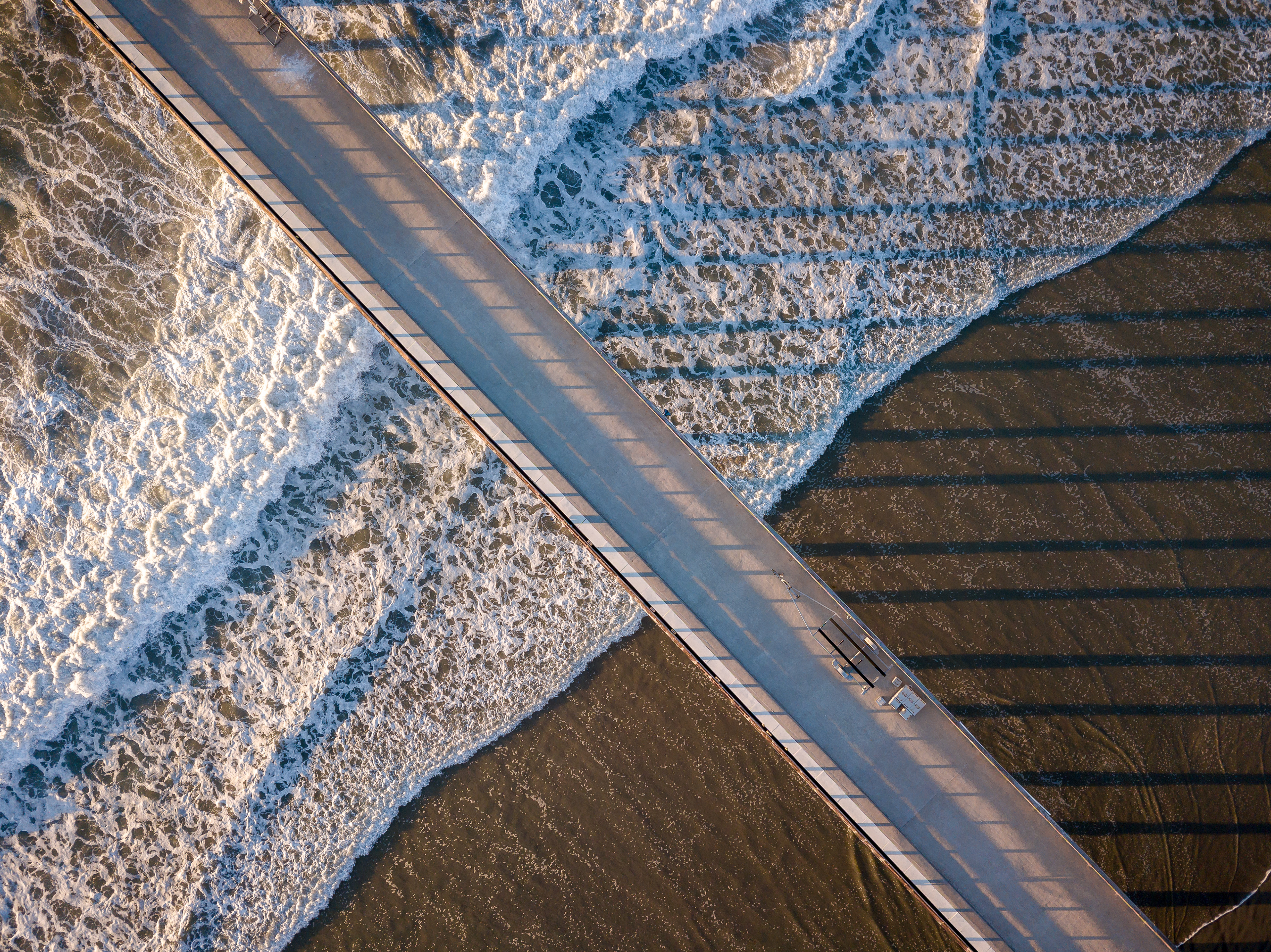 Shadows showcase leading lines that we may otherwise not notice