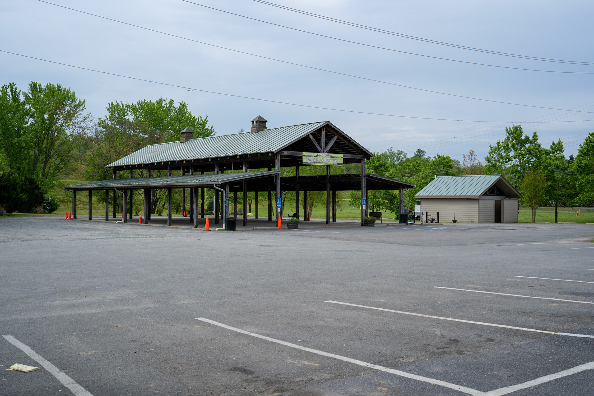 Farmer's Market Stand, Scottsville, VA. 2019.