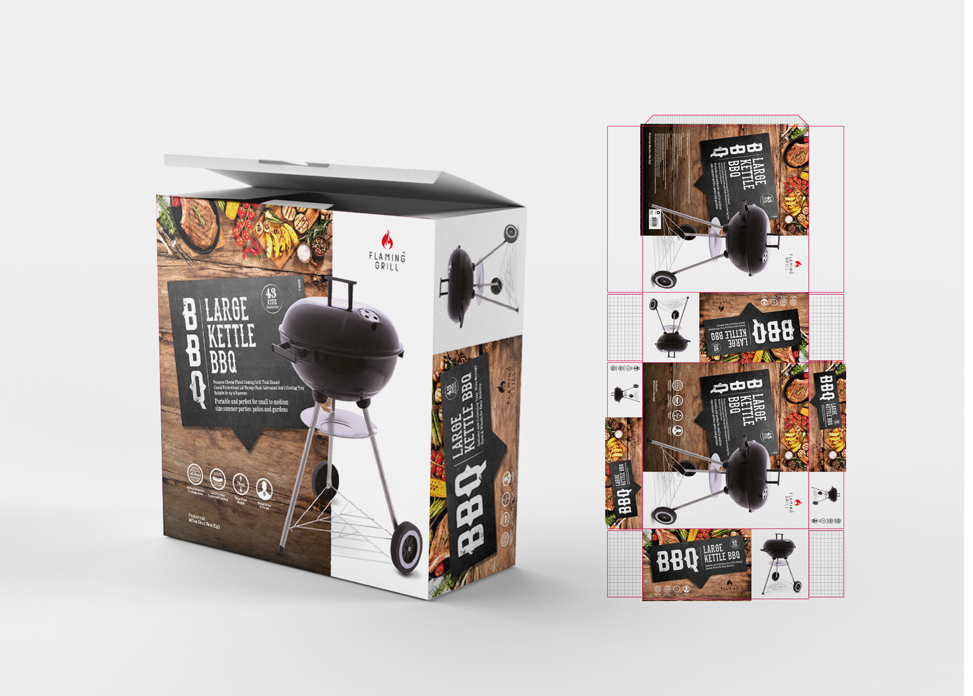 Flaming Grill Large BBQs