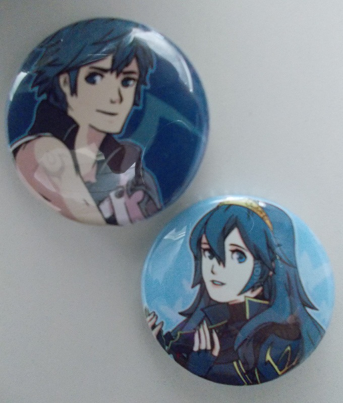 Fire Emblem | Lucina & Chrom Buttons