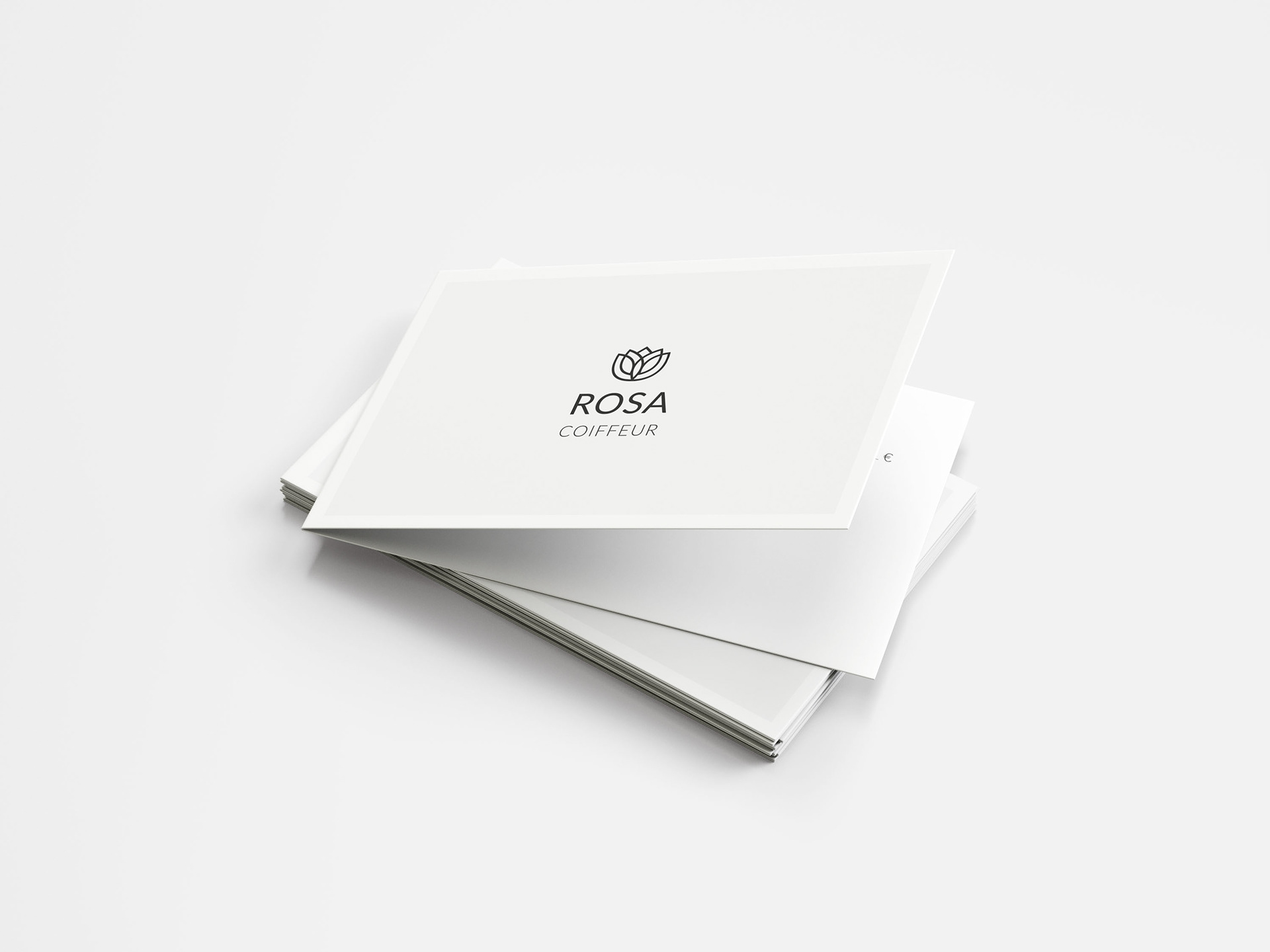 Julia Heinze - Rosa Coiffeur - Logo & Print Design