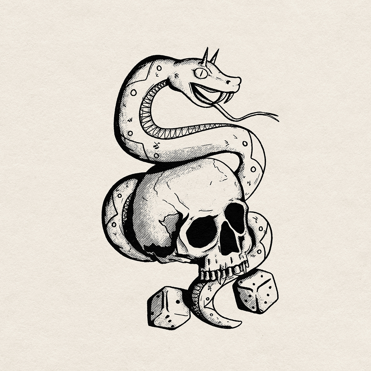 cja Art Horned Viper // Personal Project