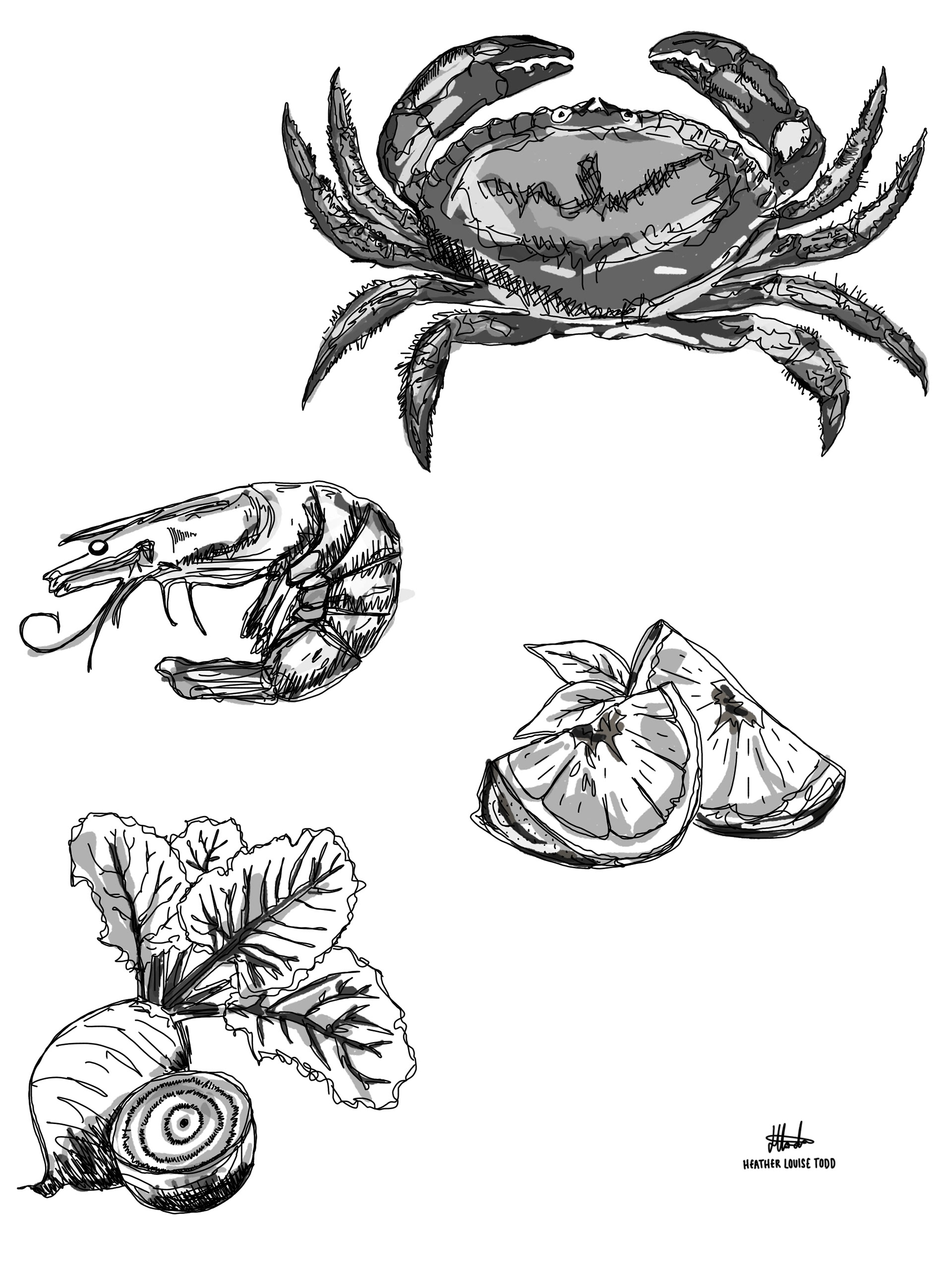 Illustration for Menu Design