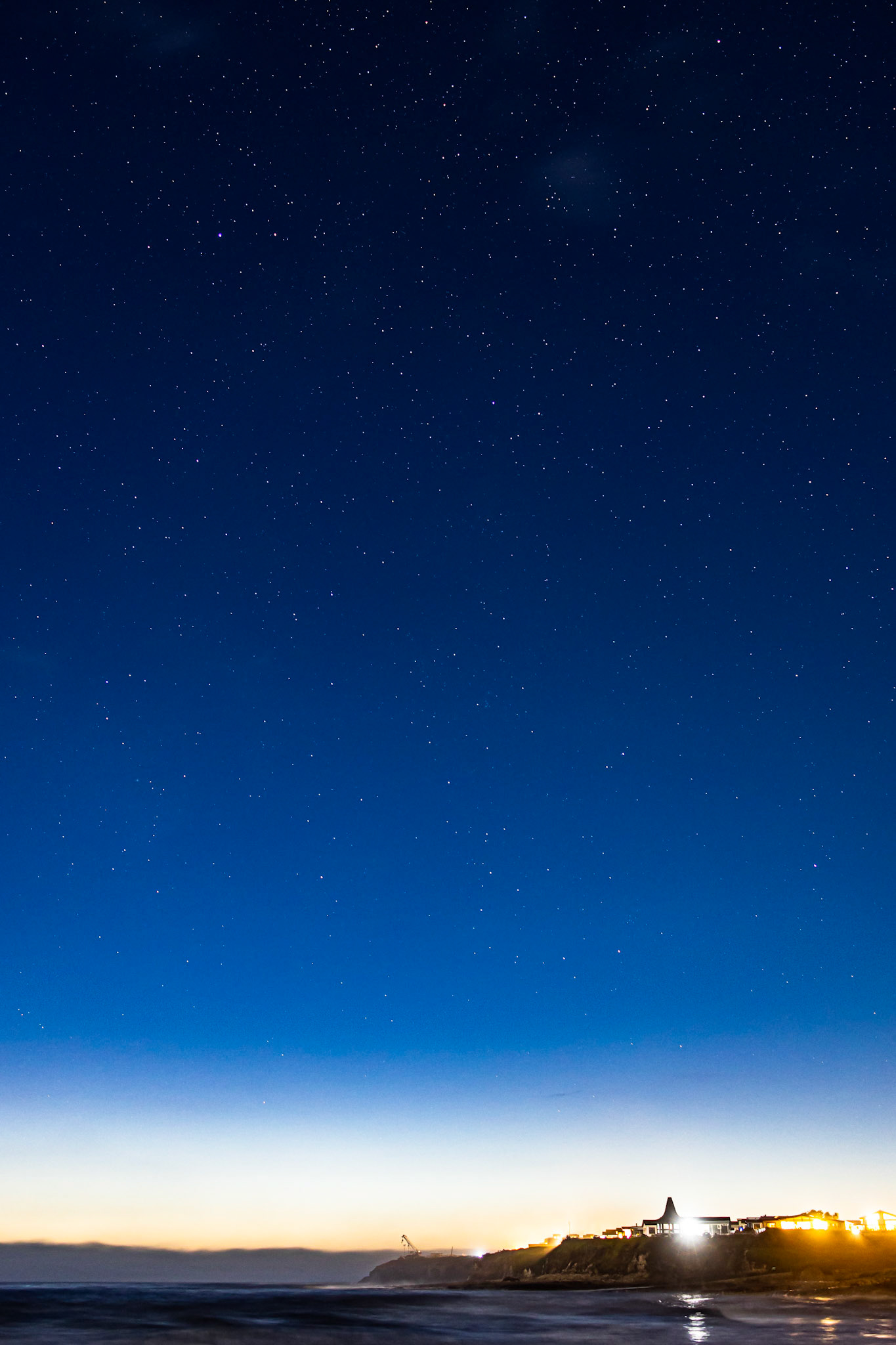 Half an hour after sunset