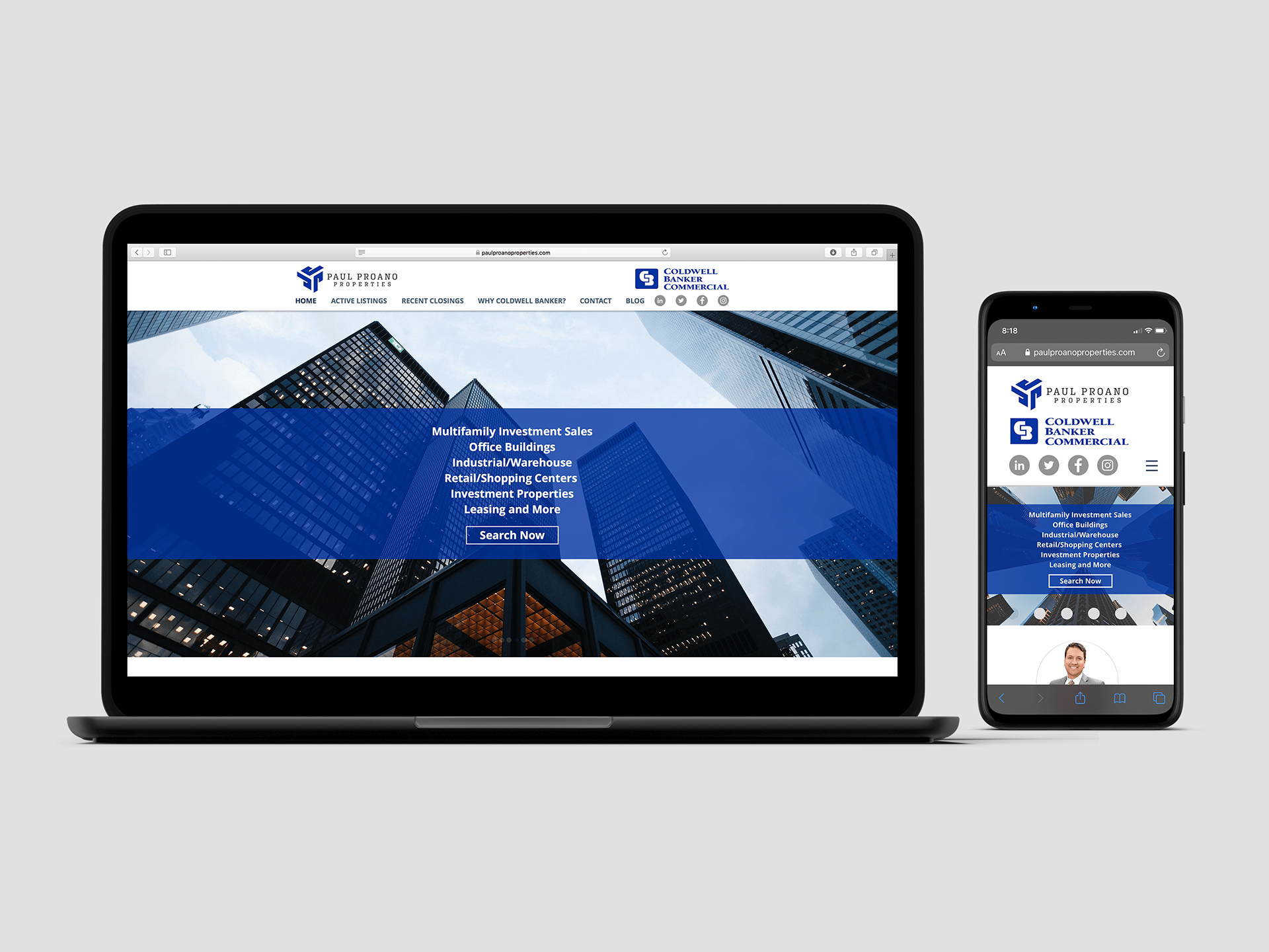 Website: Desktop + Mobile