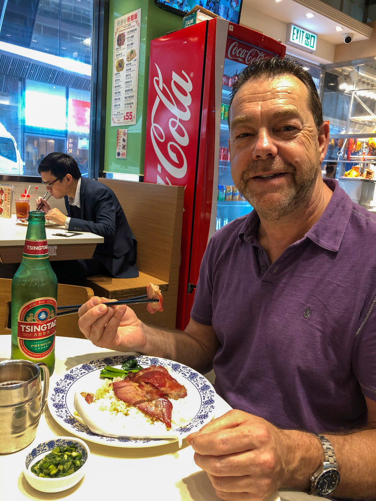 Porc BBQ et riz vapeur