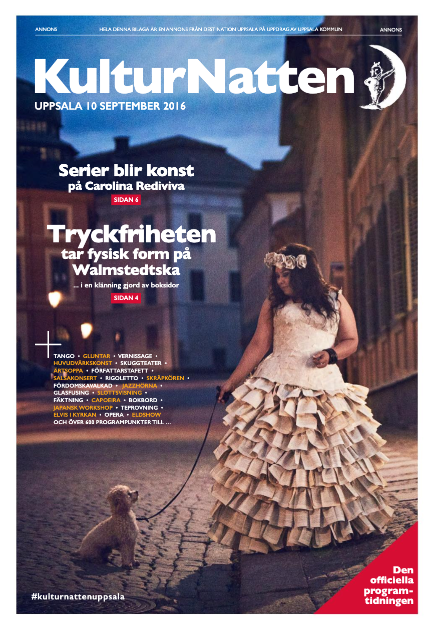 Tidningsbilaga: Kulturnatten Uppsala (Crossmedia Communication)