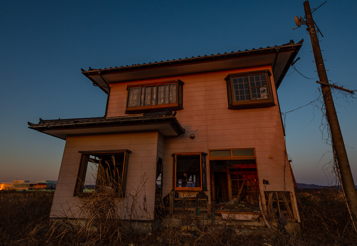 Seafront House at Dawn
