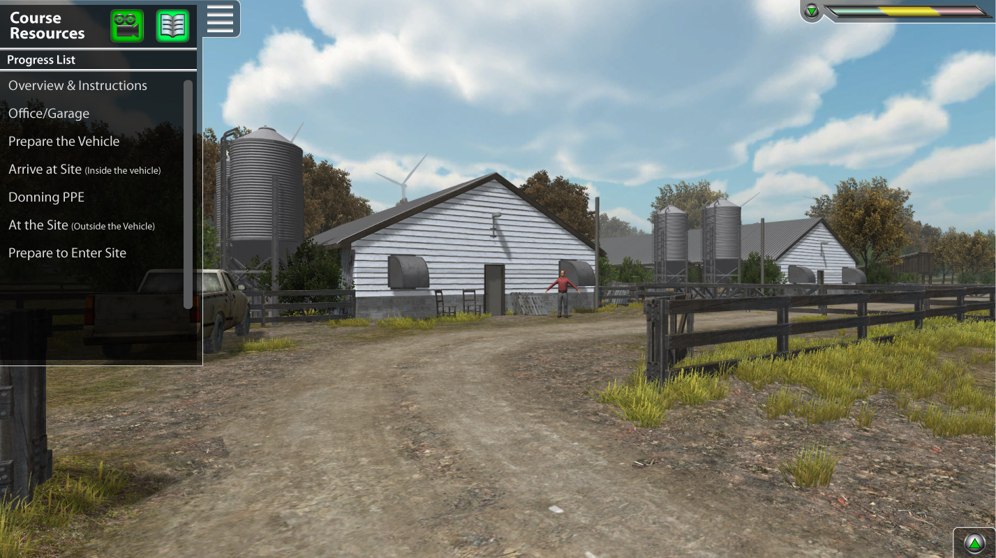 E-learning Game Interface