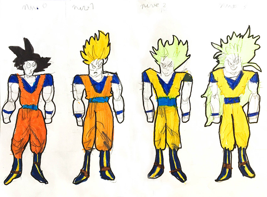 Les évolutions de Sangoku