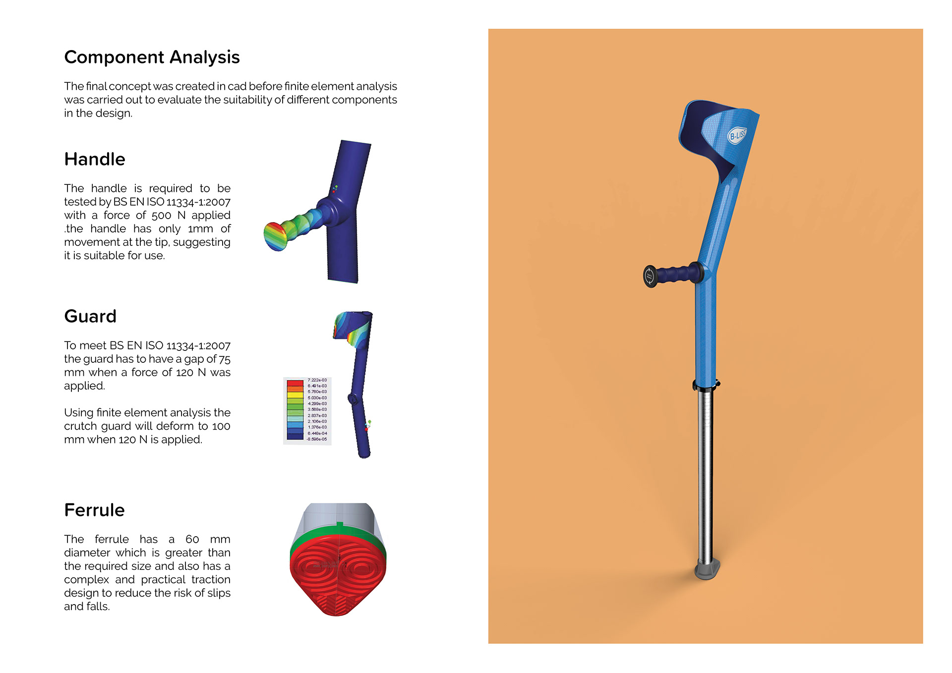 Simon Scully - Product Designer - B-Liss Long Term Crutch