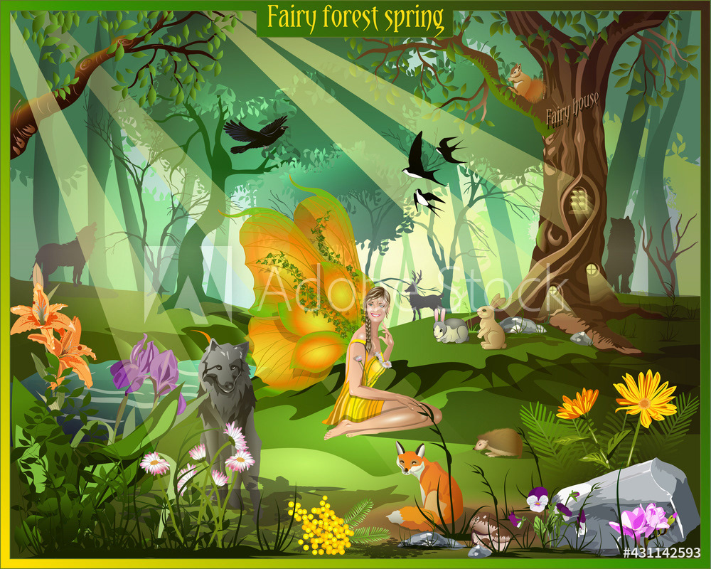 Magic Spring forest