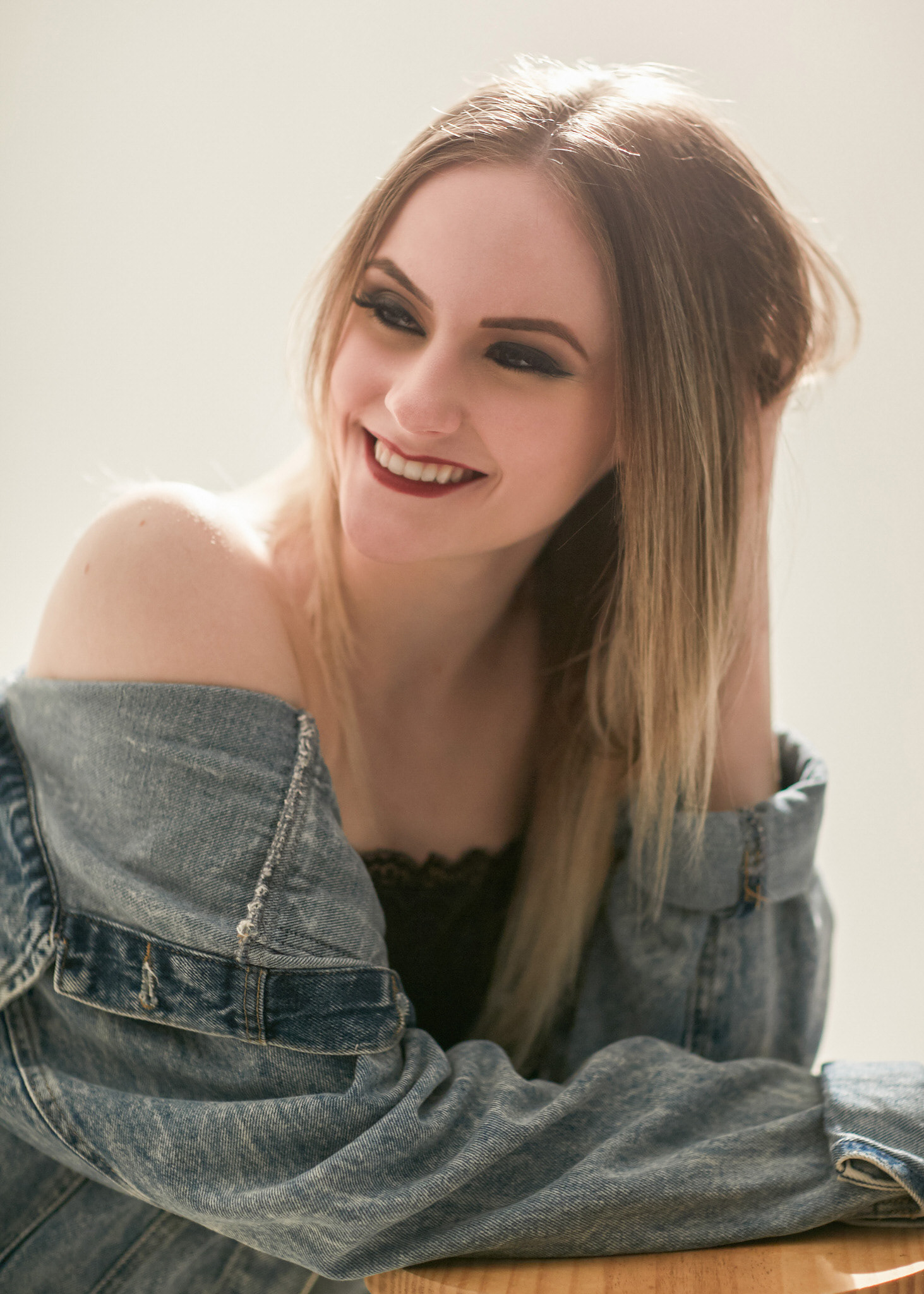 Ensaio fotográfico feminino em estúdio em Videira/SC