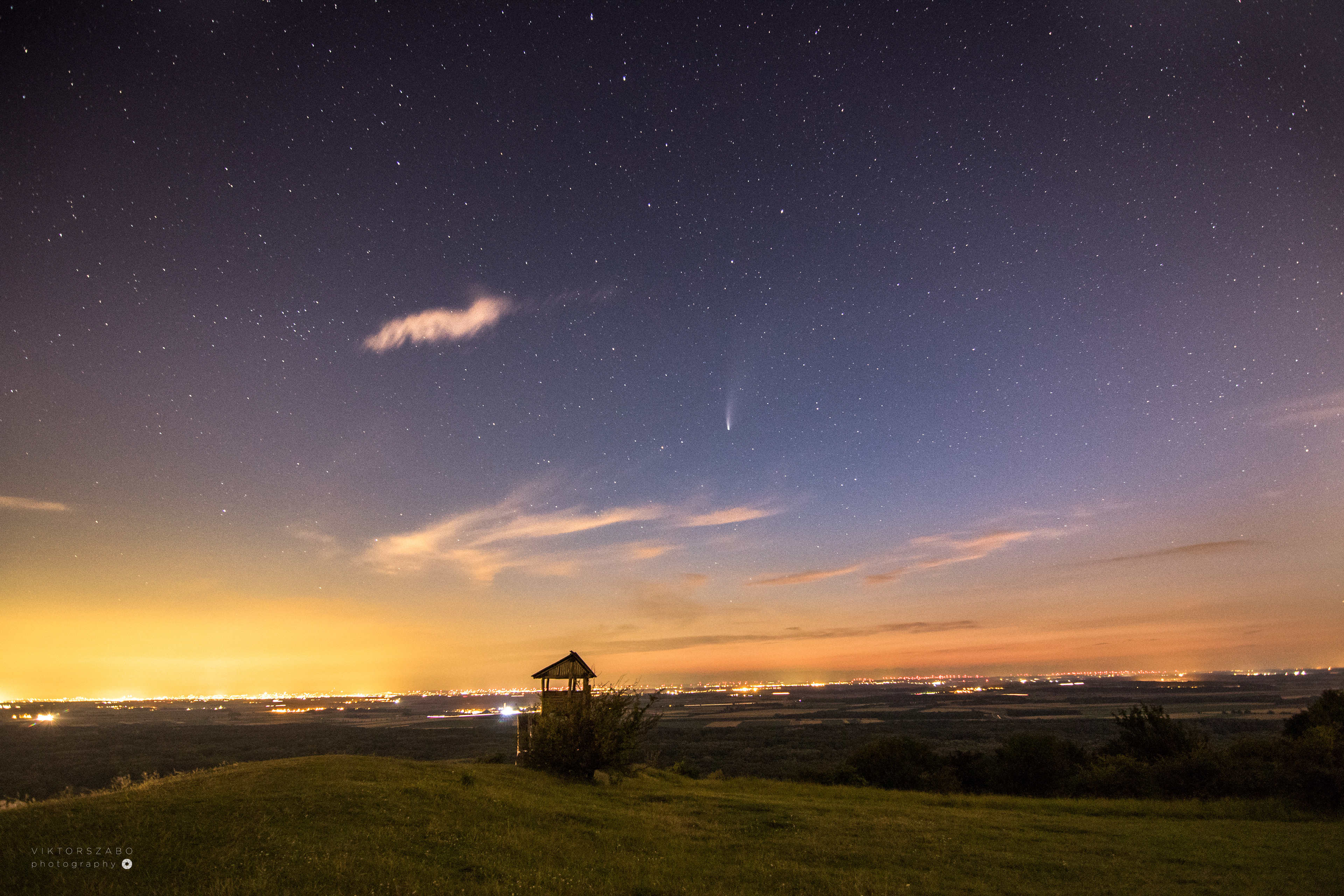 NEOWISE COMET, HAINBURG AN DER DONAU, AUSTRIA