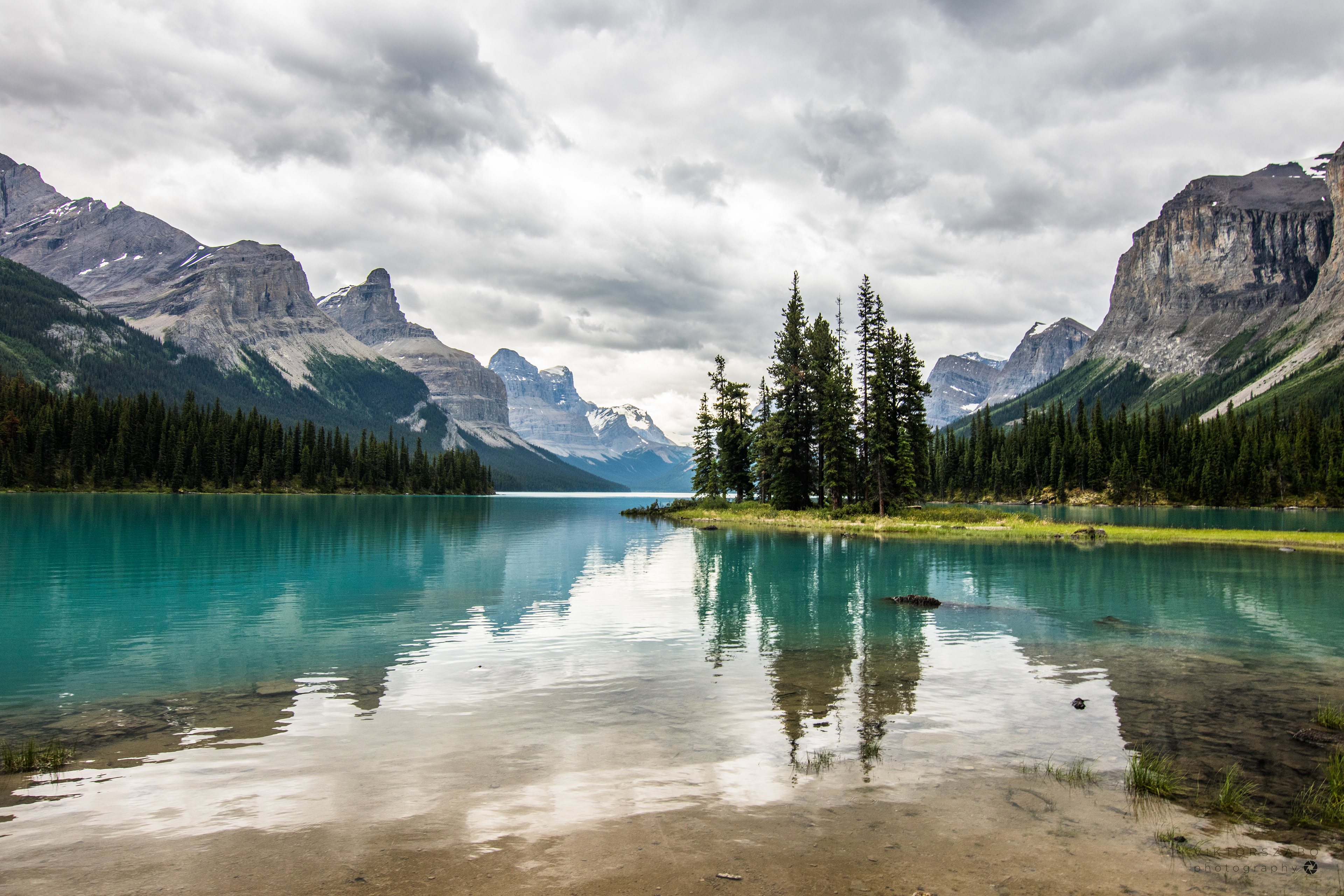 SPIRIT ISLAND, MALIGNE LAKE, JASPER, CANADA