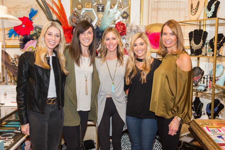 Jan Wade, Emily Esarey,  Nancy Vosters, Madison Dutton and Annie Locke of Pure Barre.