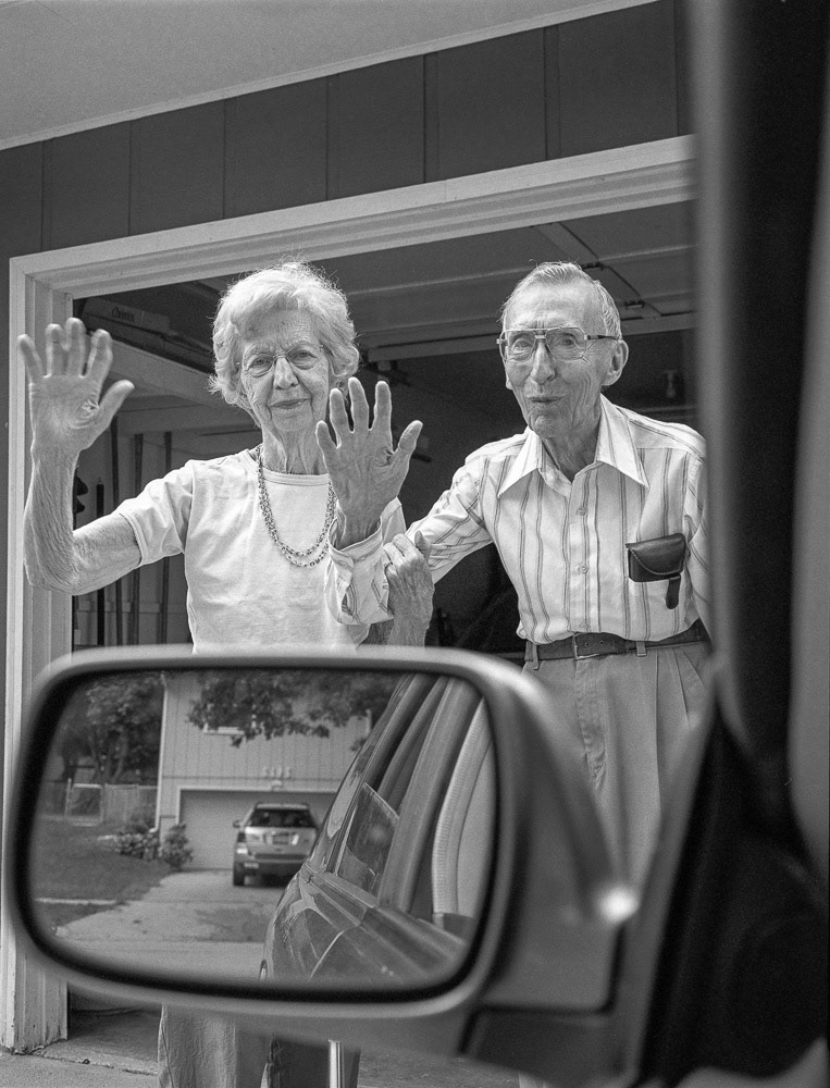 Leaving and waving, 7/2009