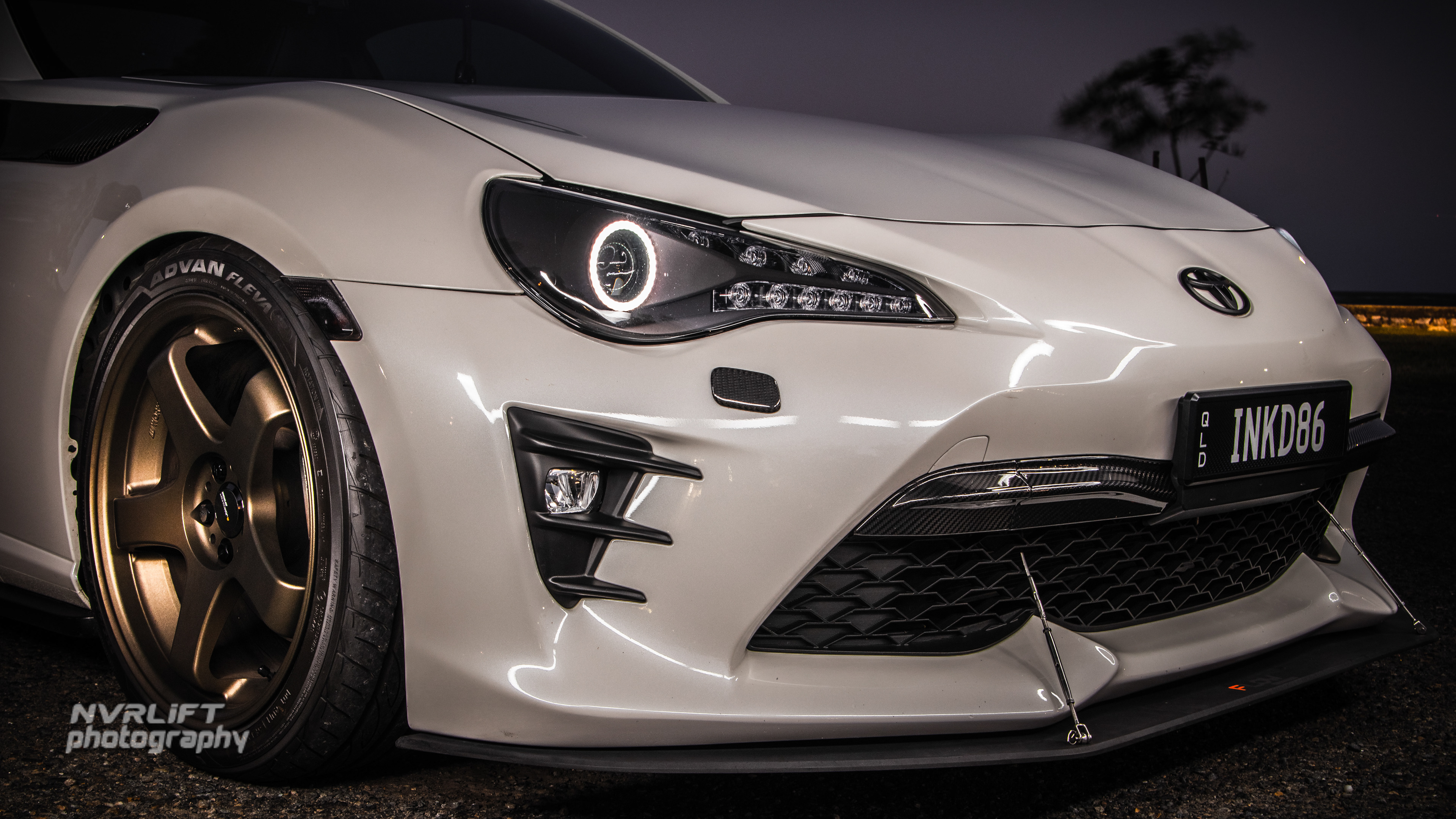 2020 Toyota 86 - shot at Decker Park in Brighton.