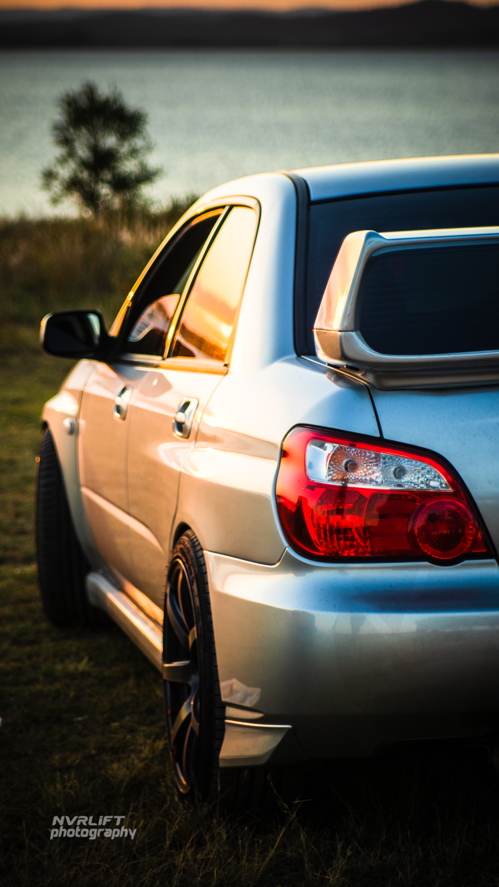 Subaru WRX - shot at Wivenhoe Dam.