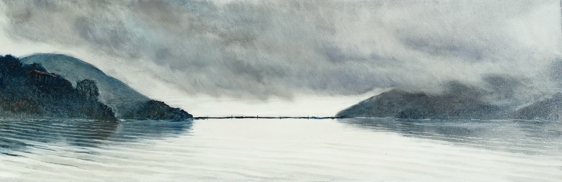 'Mandys Commute'. Oil on Canvas 1520x505mm SOLD