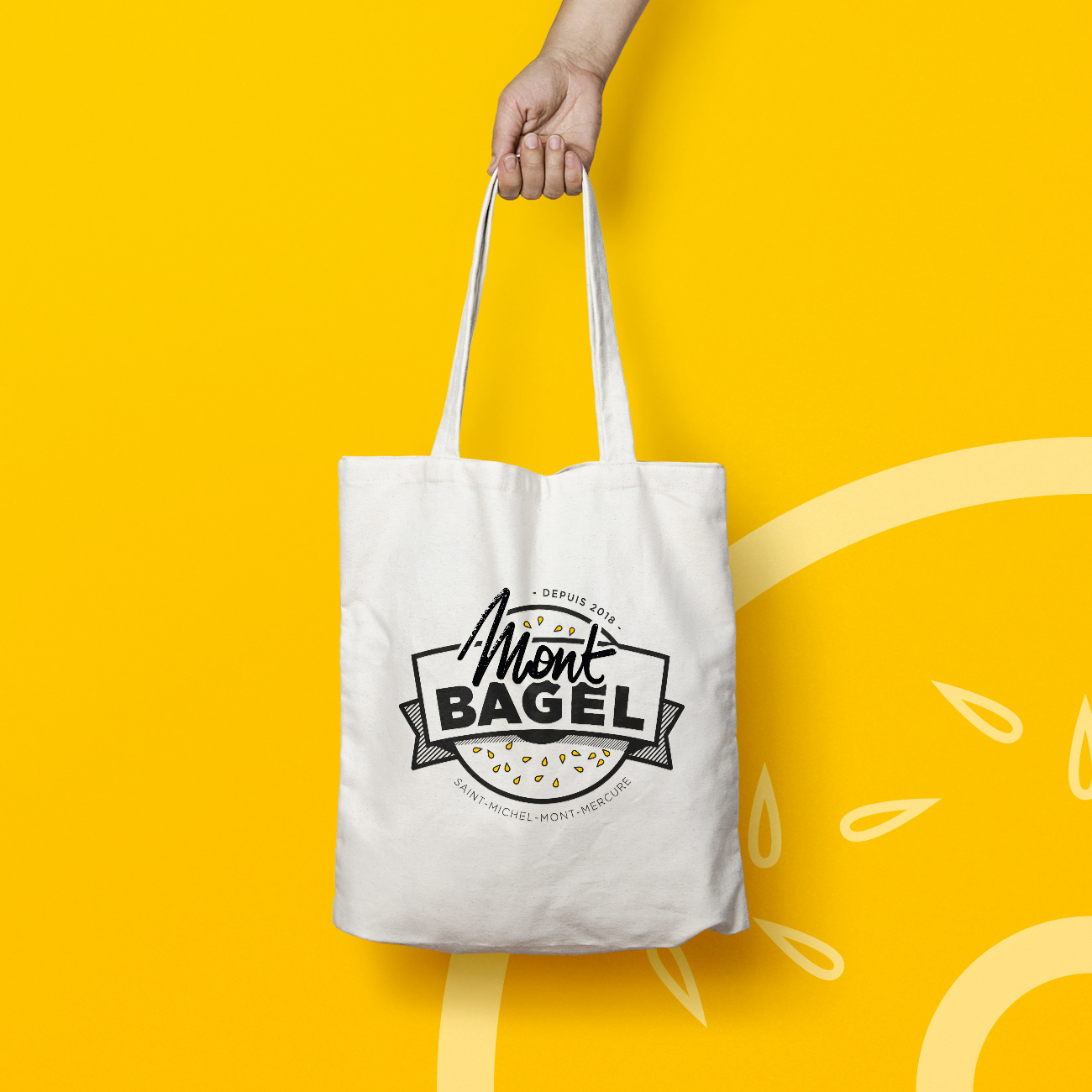 tote bag avec le logo